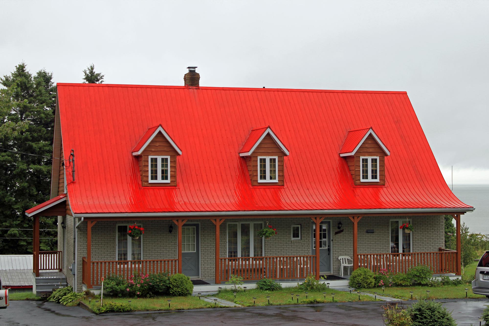 Maison rouge, Charlevoix
