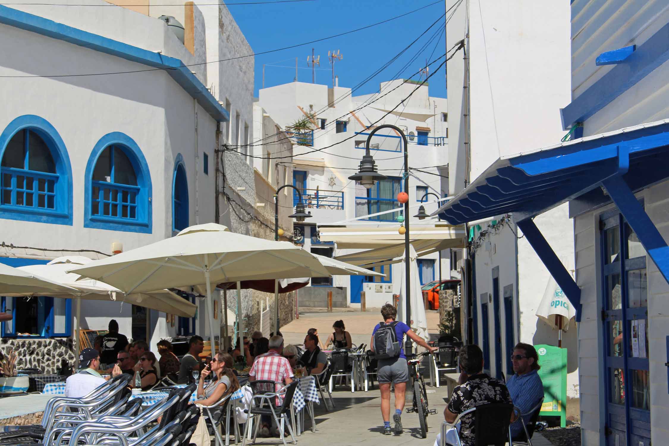 Fuerteventura, El Cotillo, rue typique