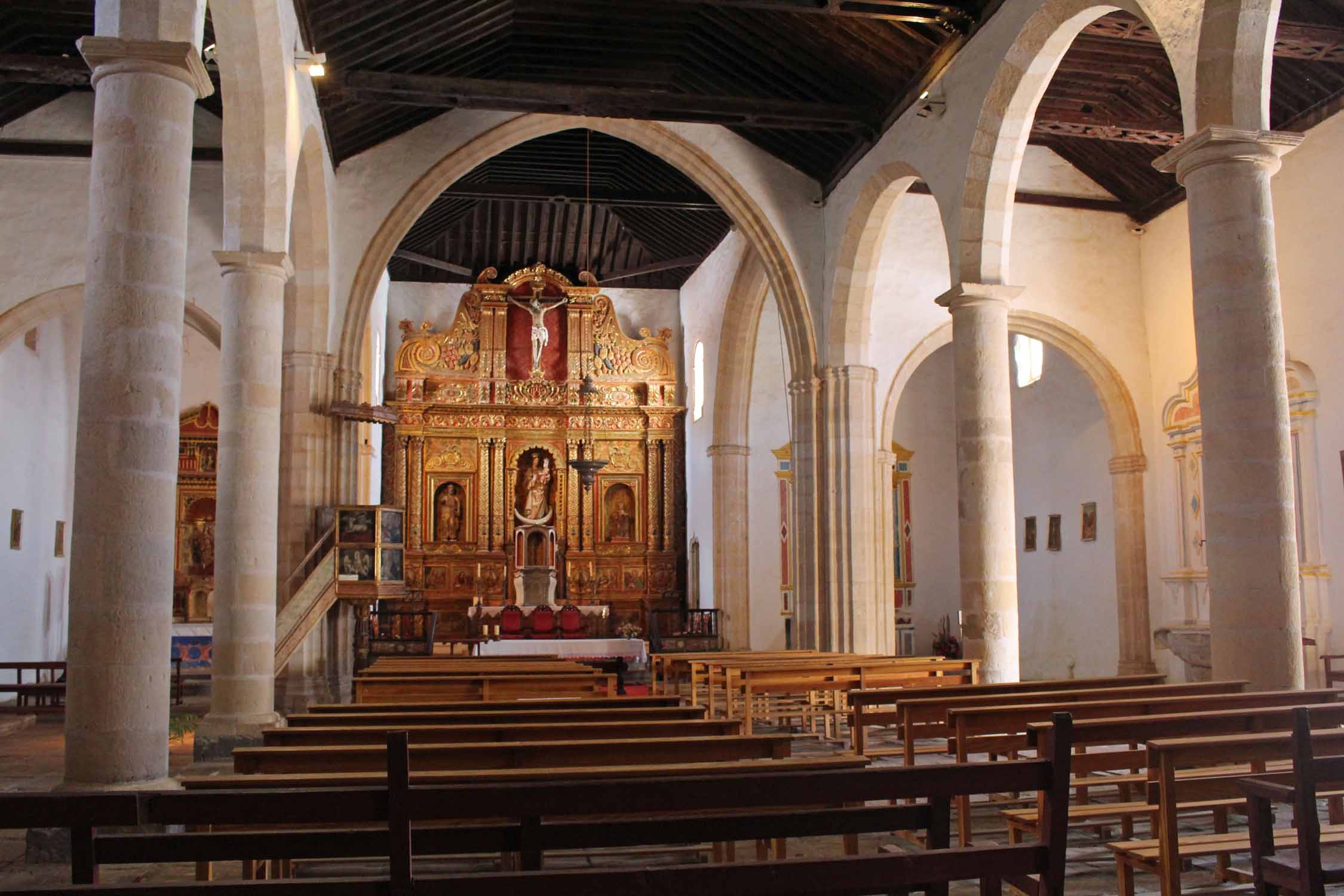 Fuerteventura, Betancuria, église intérieur