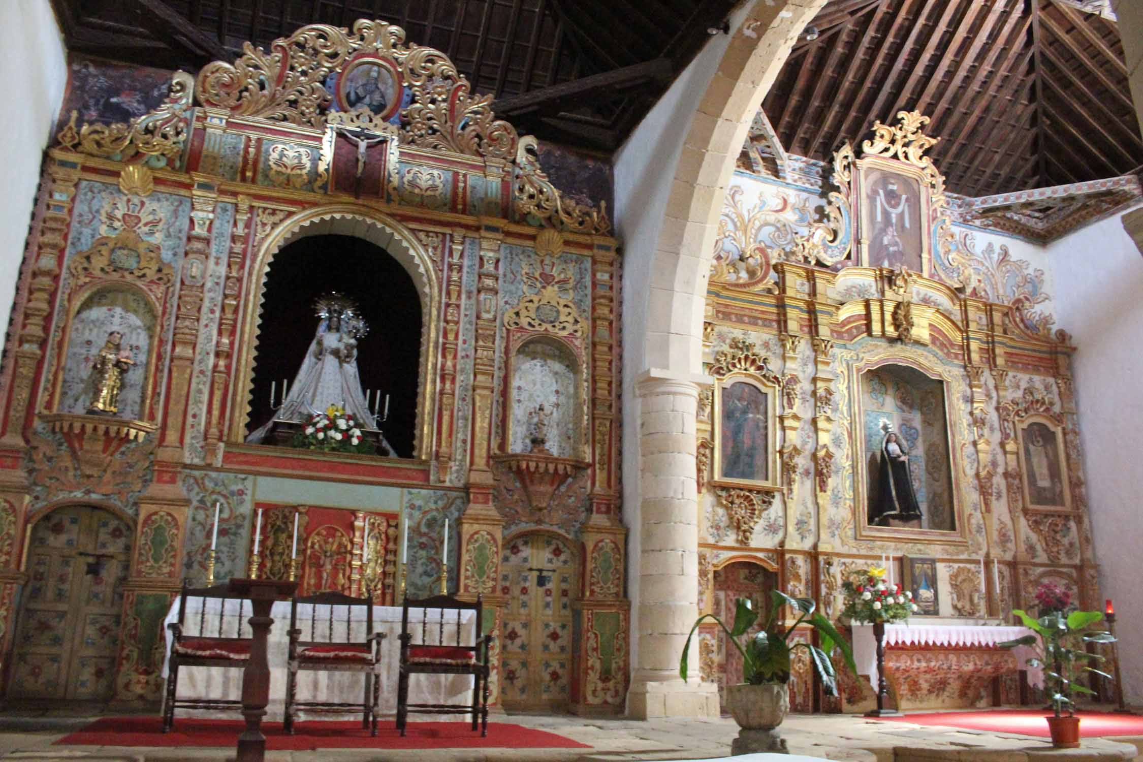 Fuerteventura, Pajara, église, intérieur