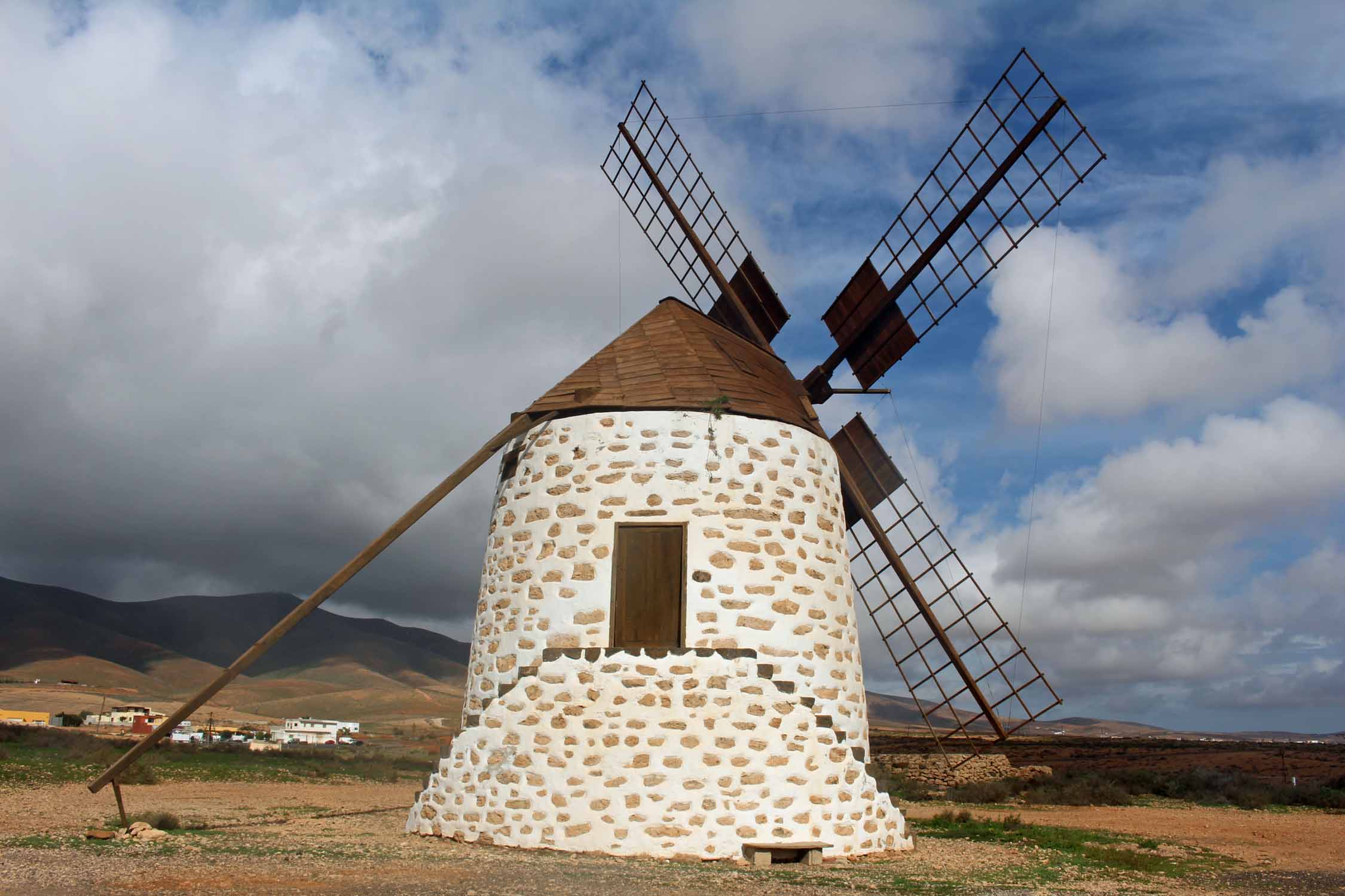 Fuerteventura, Valles de Ortega, moulin