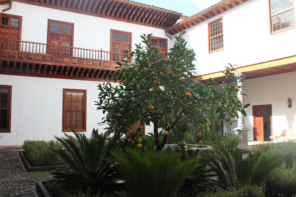 Ténérife, La Laguna, casa Salazar, patio