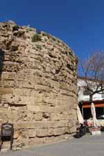Kyrenia, Girne, ruines, tour ronde