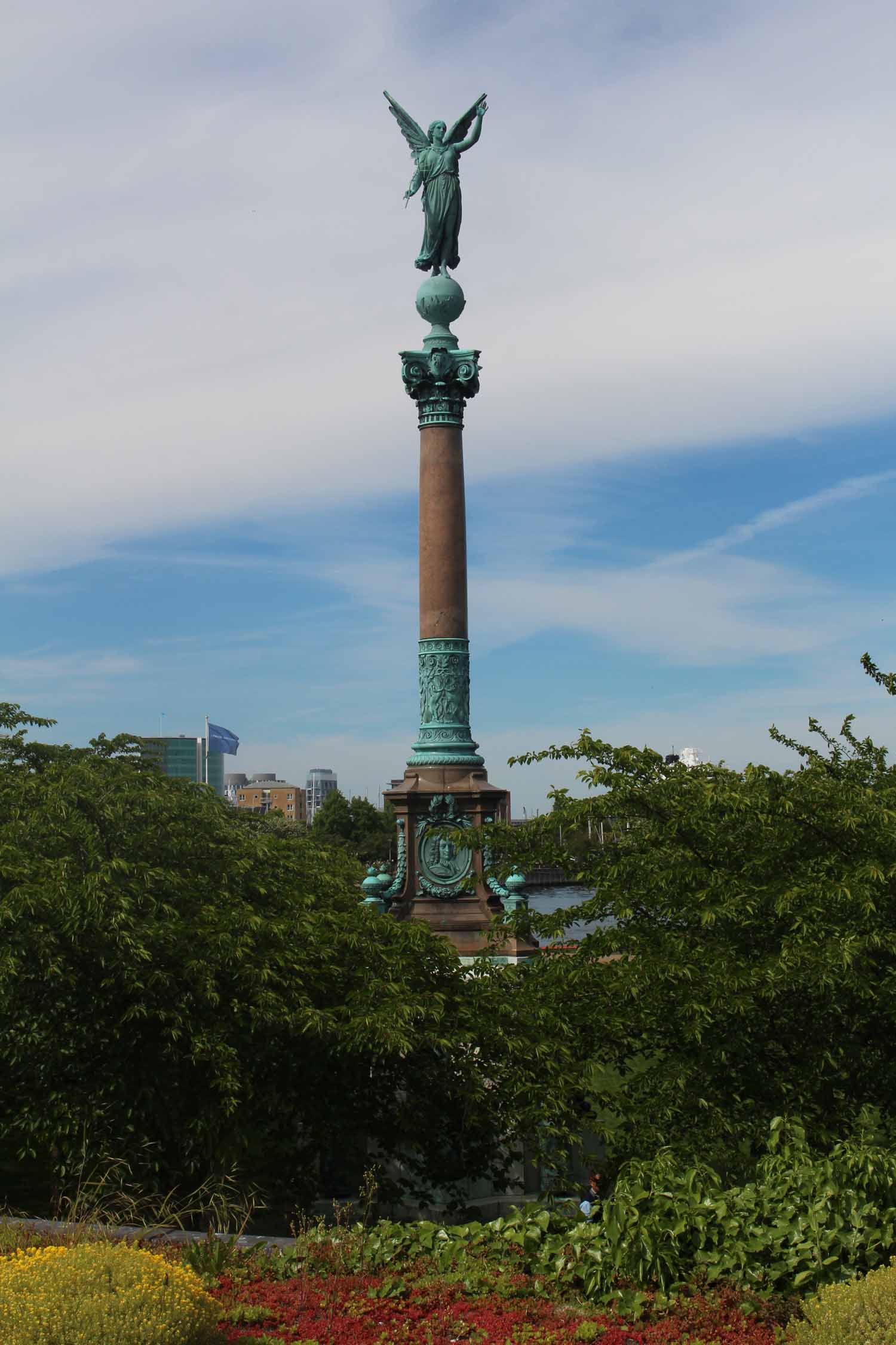 Copenhague, statue de l'Ange