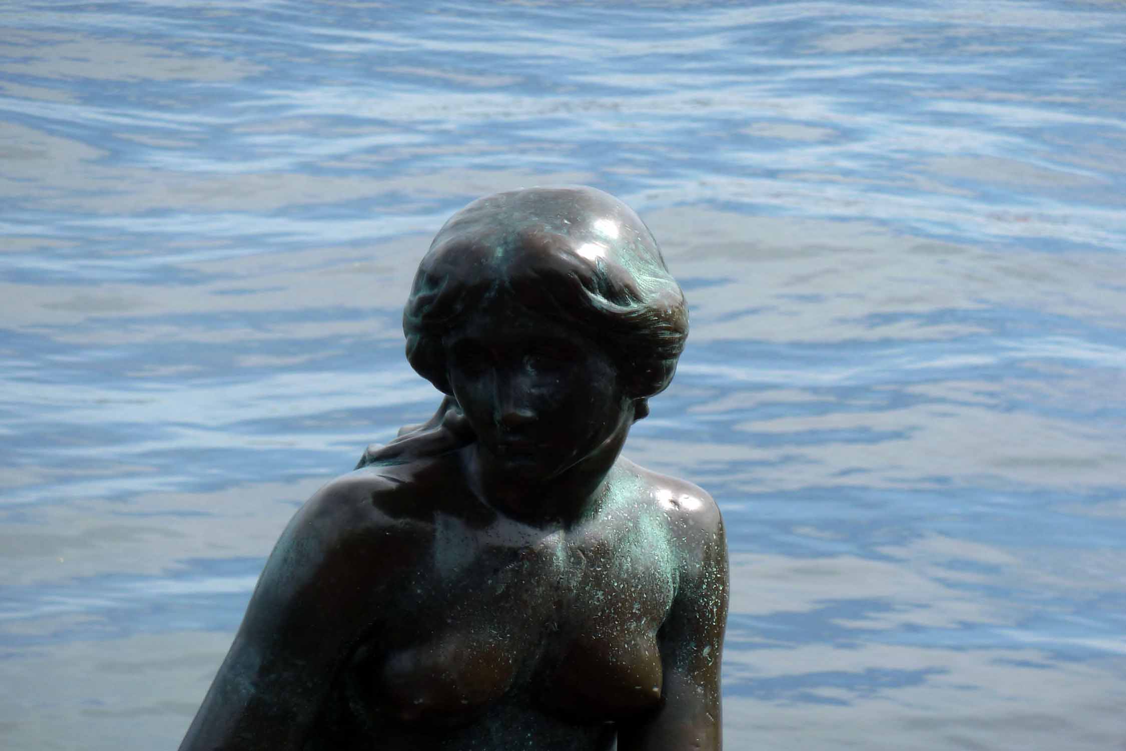 Copenhague, Petite Sirène, statue