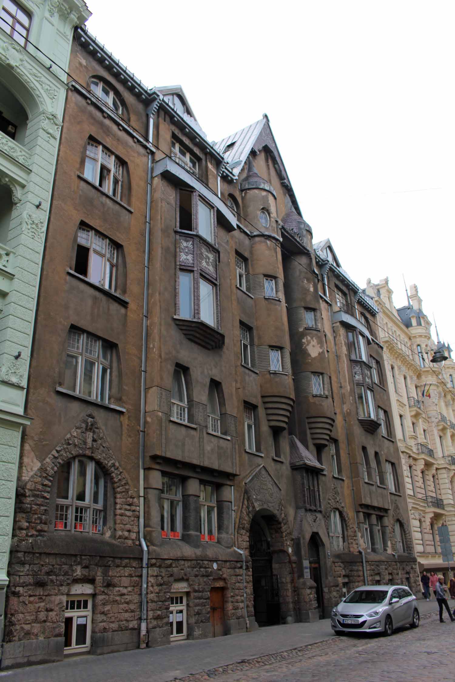Riga, Art Nouveau, rue Albertas, Eizens Laube