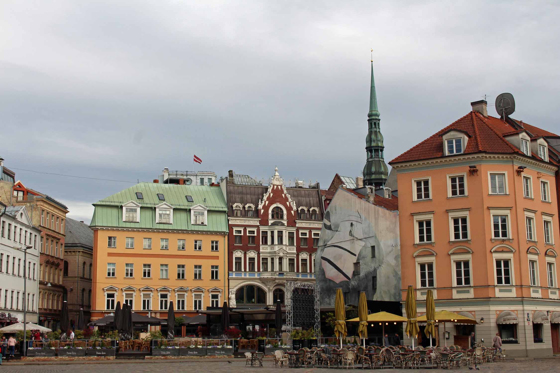 Riga, place de la cathédrale