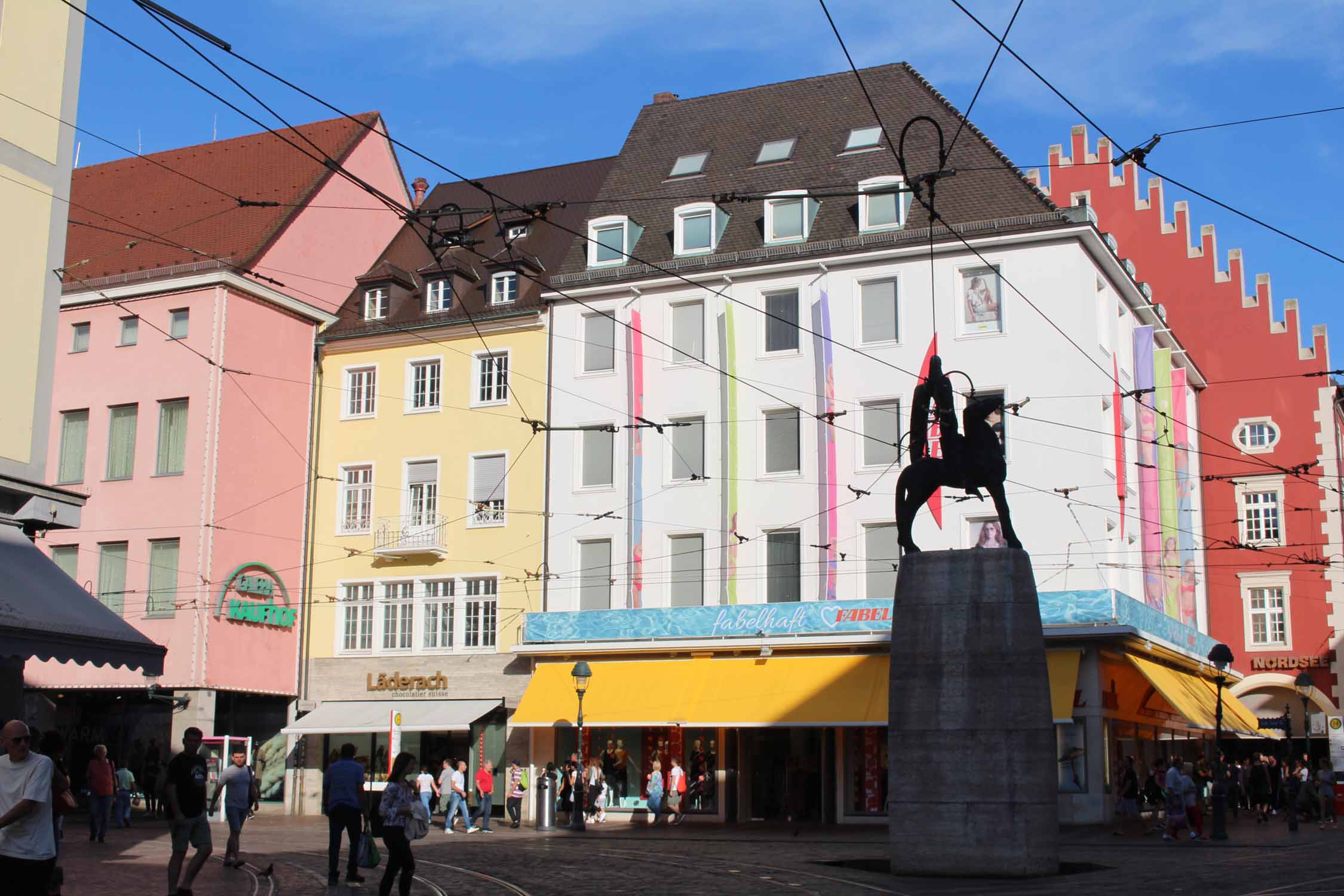 Fribourg-en-Brisgau, place Bertold Brunnen