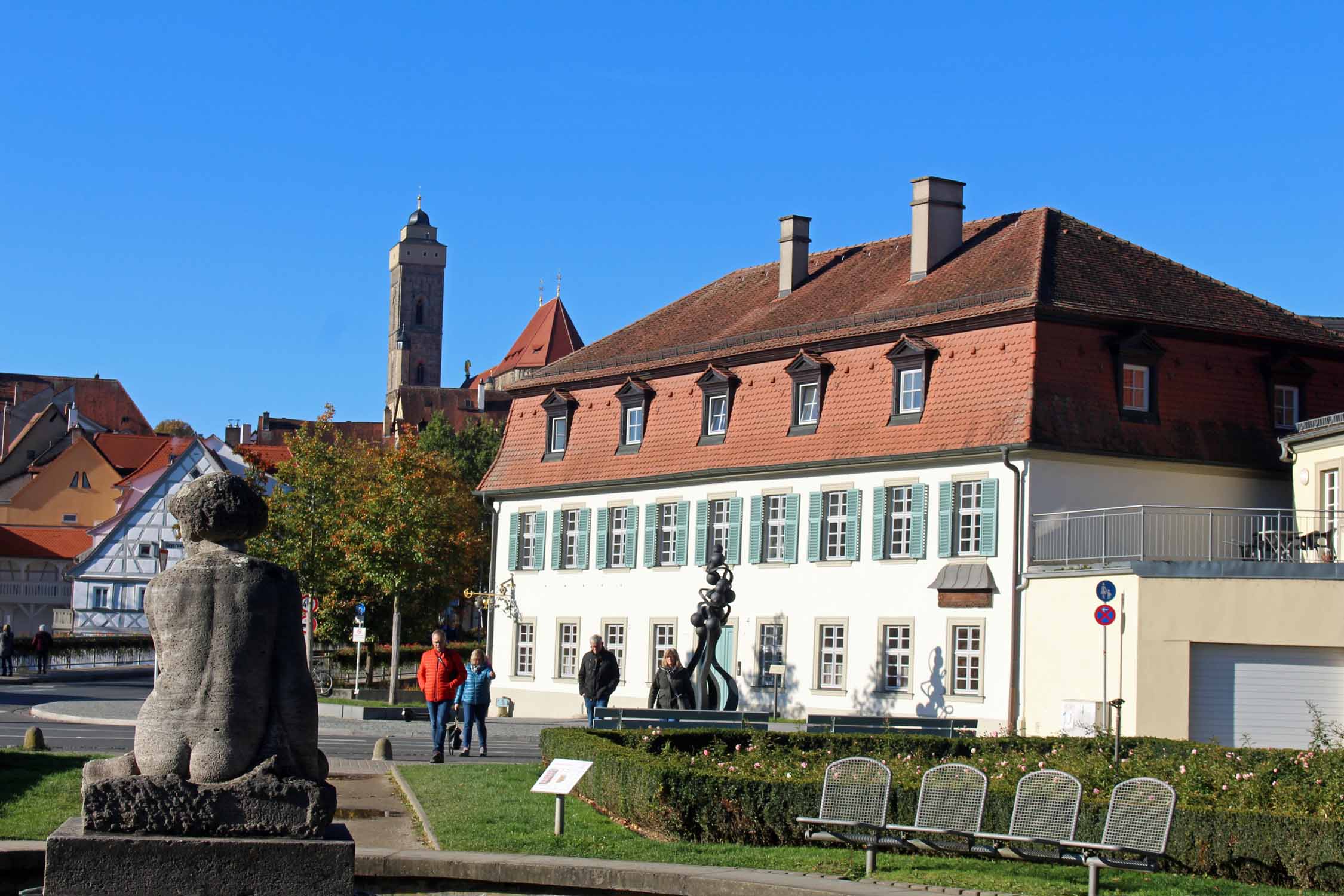Bamberg, roseraie Geyerswörth