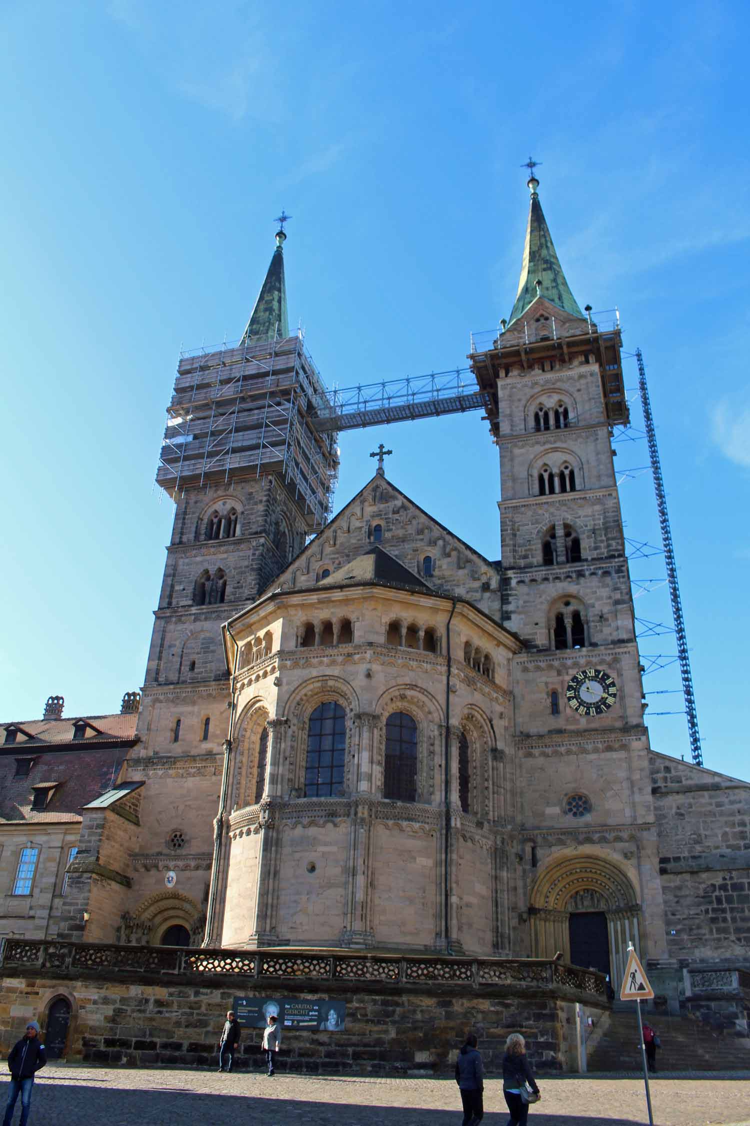 Bamberg, cathédrale, façade