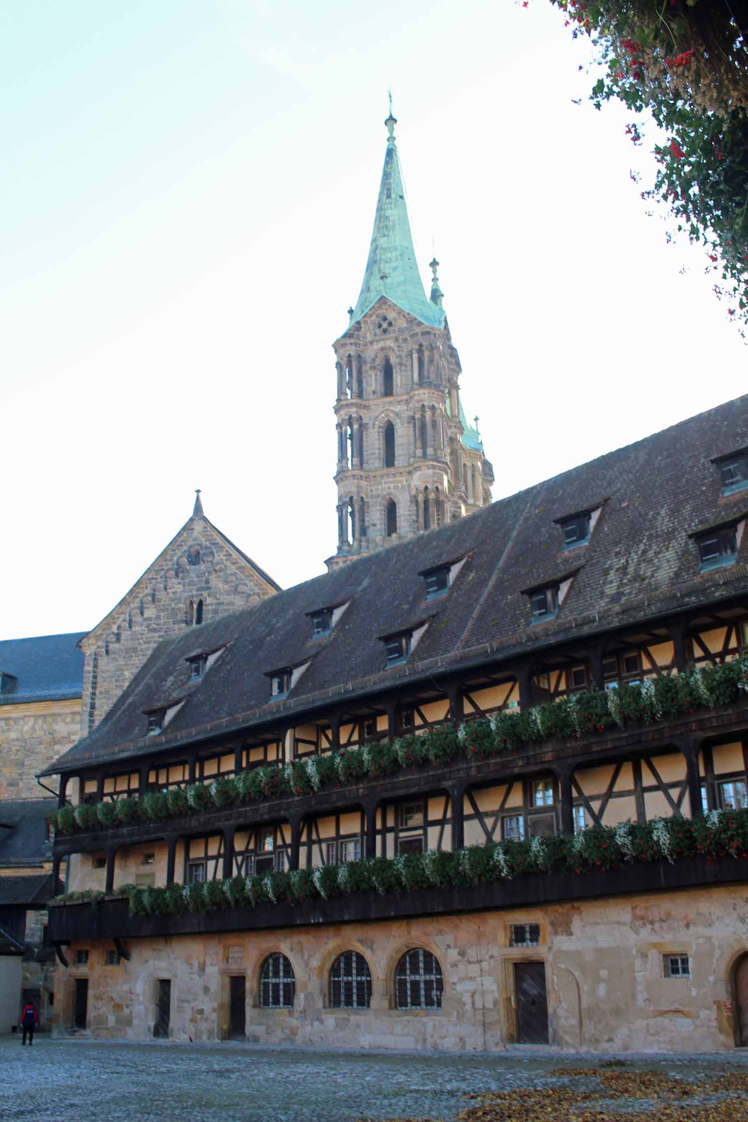 Bamberg, Alte Hofhaltung, cour intérieure