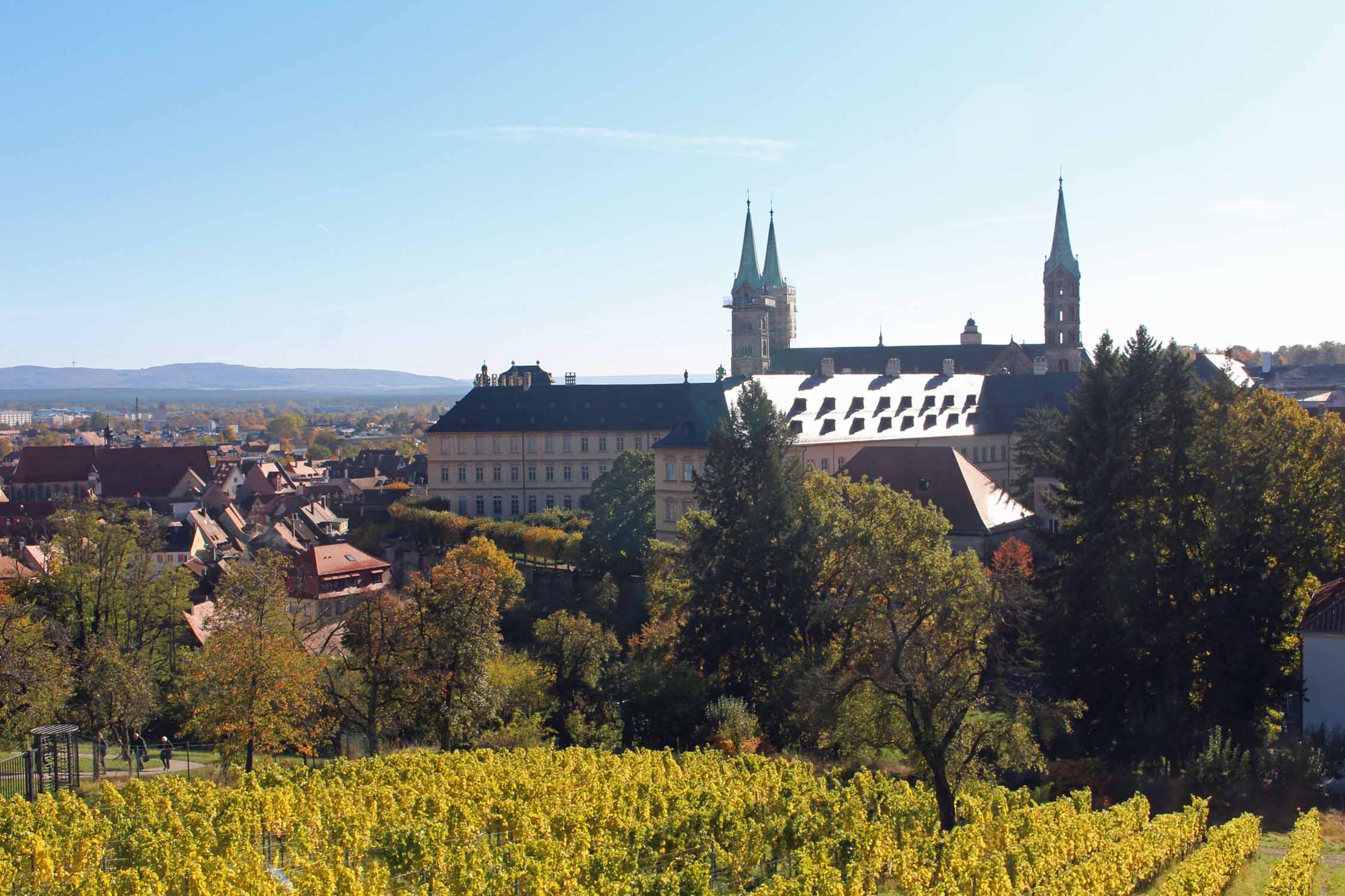 Bamberg, vignobles, cathédrale