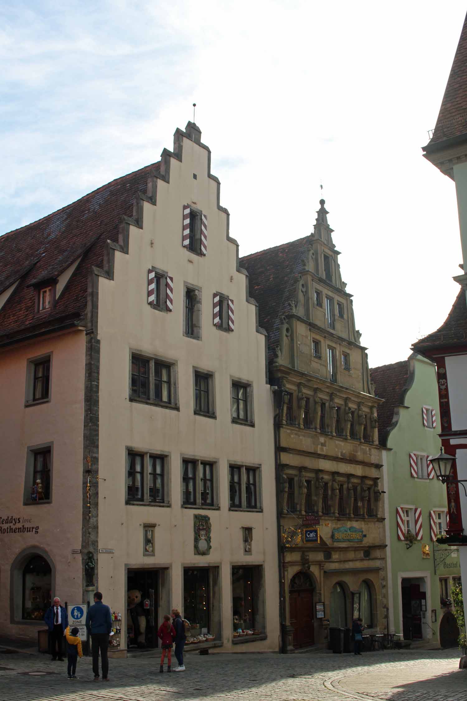 Rothenburg ob der Tauber, maisons à colombage