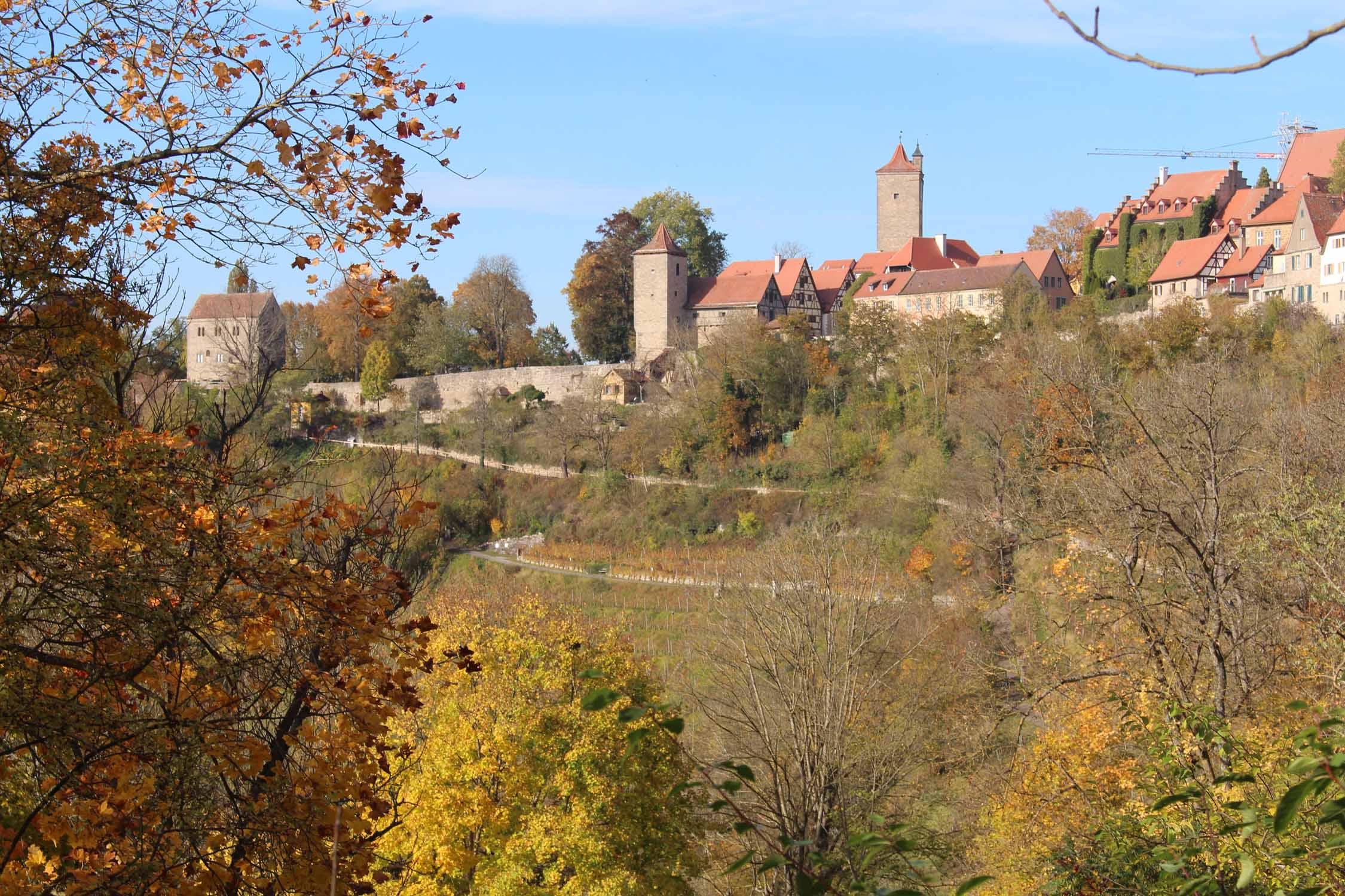 Rothenburg ob der Tauber, remparts