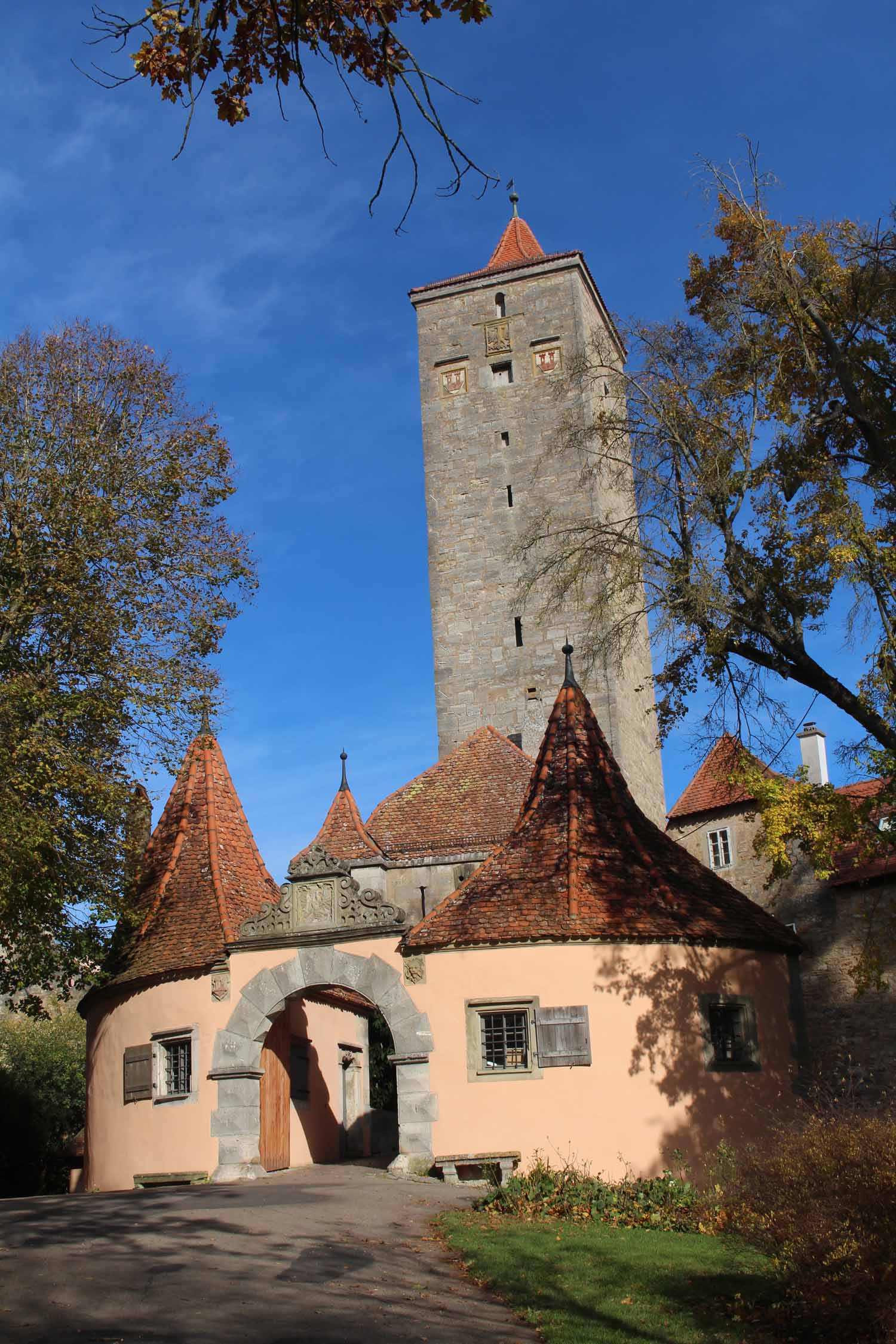 Rothenburg ob der Tauber, porte du château