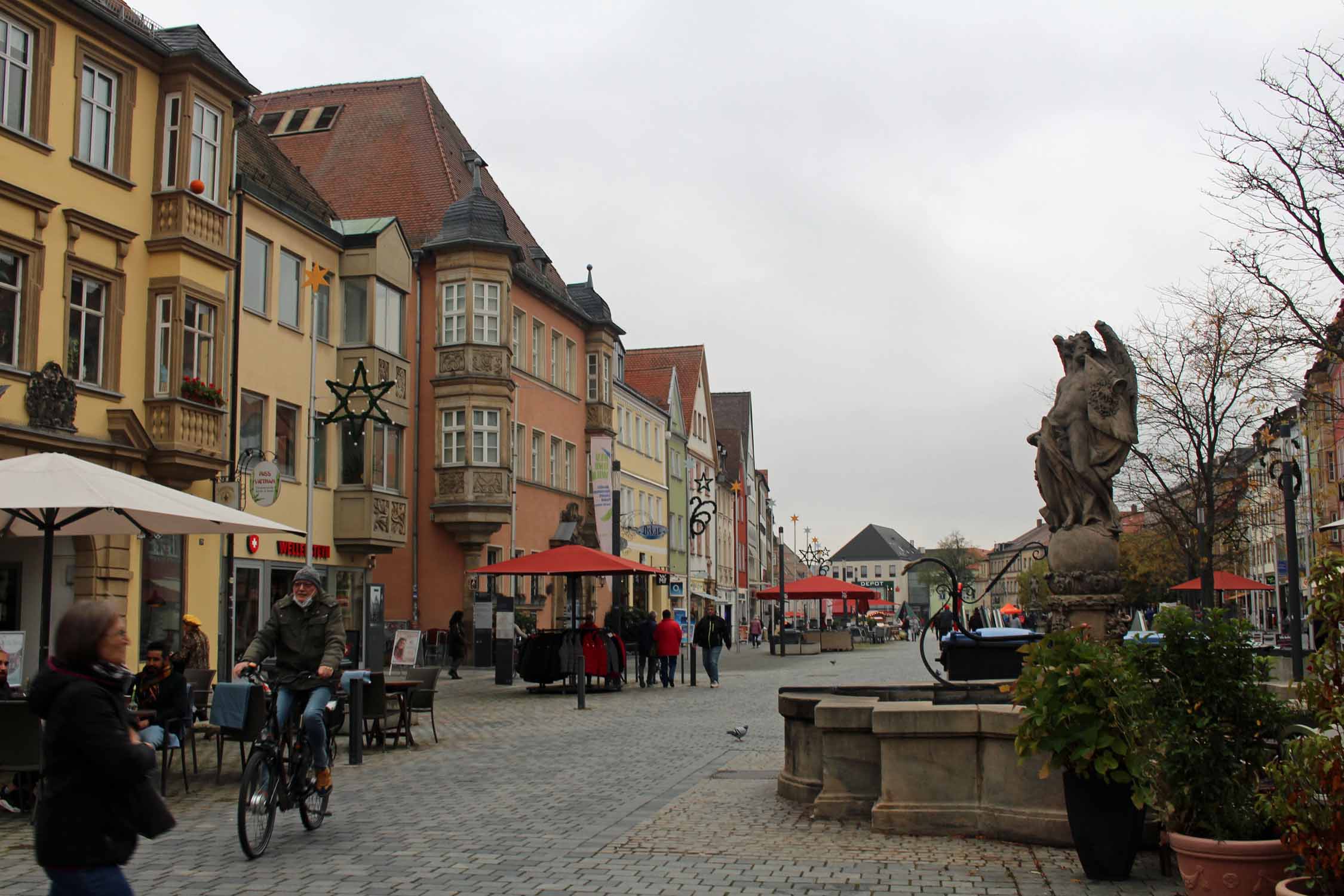 Bayreuth, rue Maximilianstrasse, centre historique