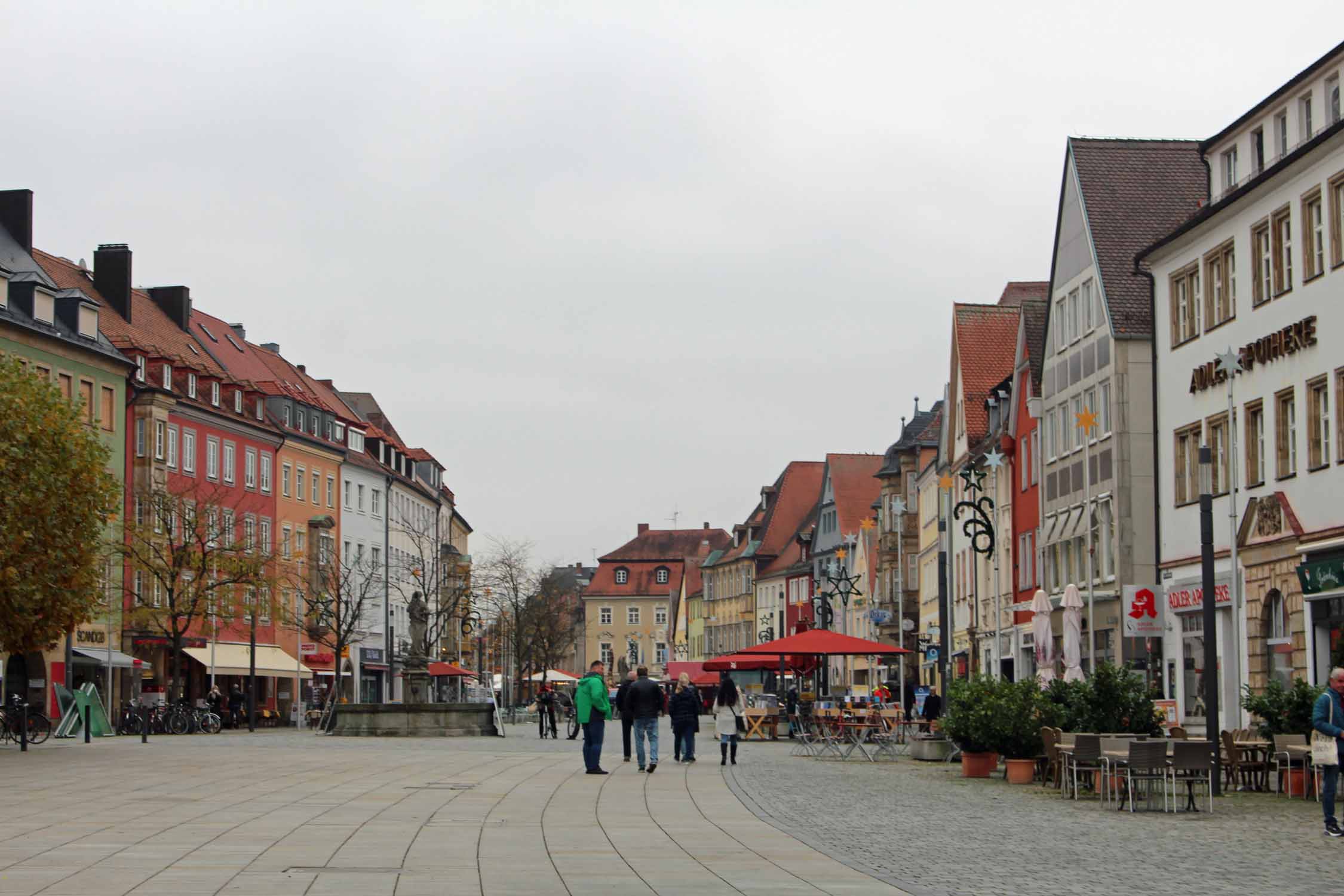 Bayreuth, centre historique Marktplatz
