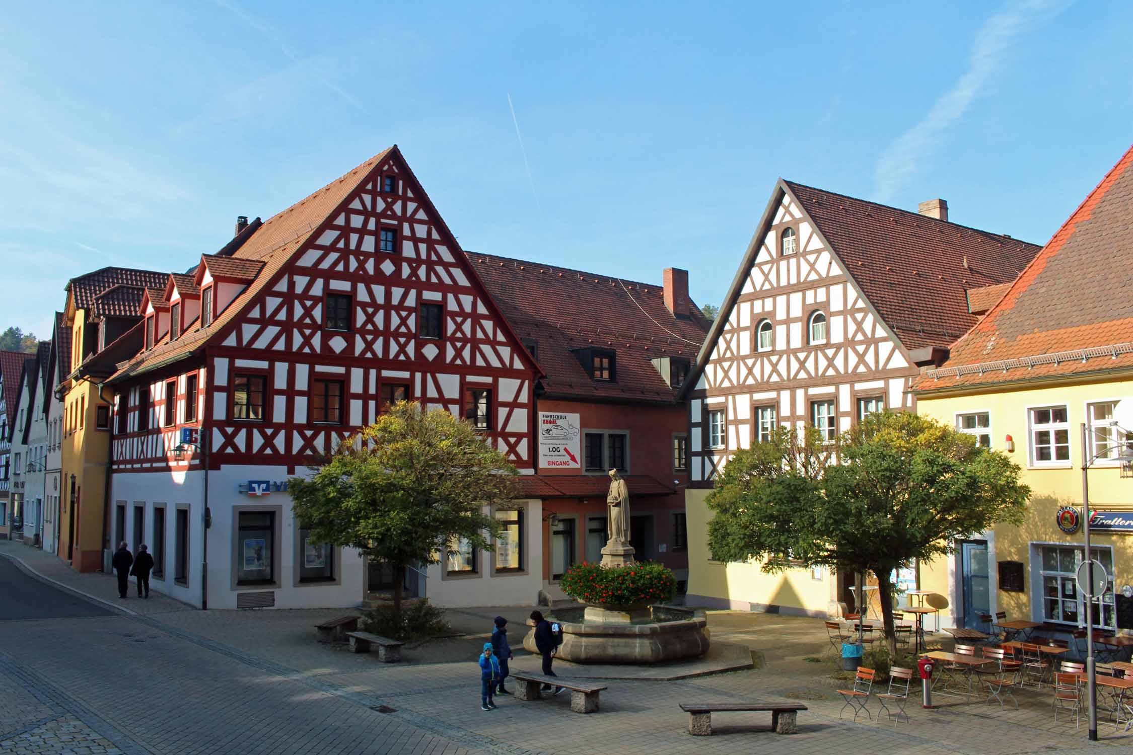 Pottenstein, place du marché