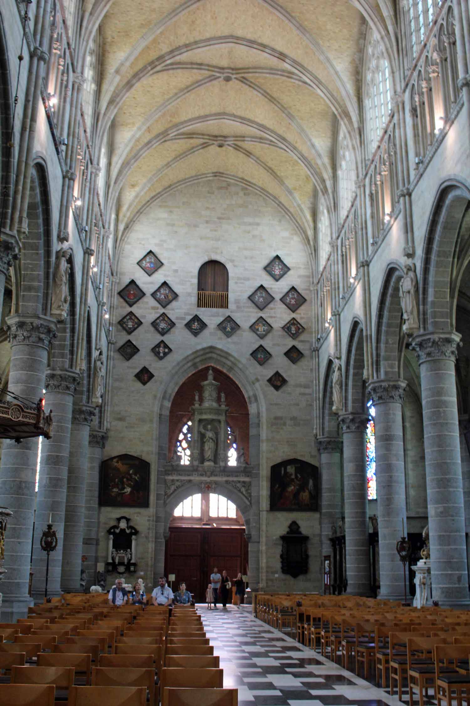 Ypres, cathédrale Saint-Martin intérieur
