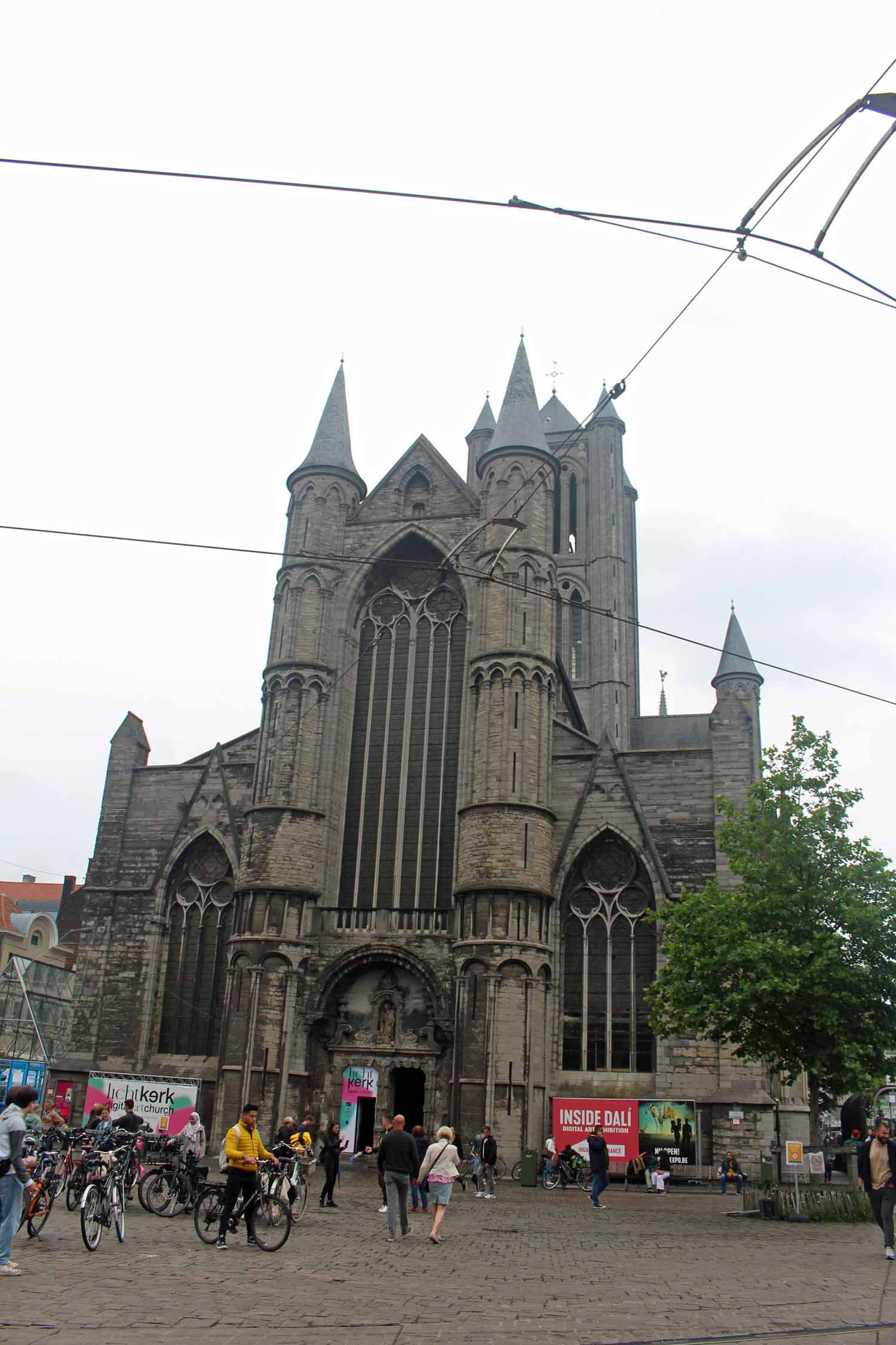 Gand, église Saint-Nicolas, façade