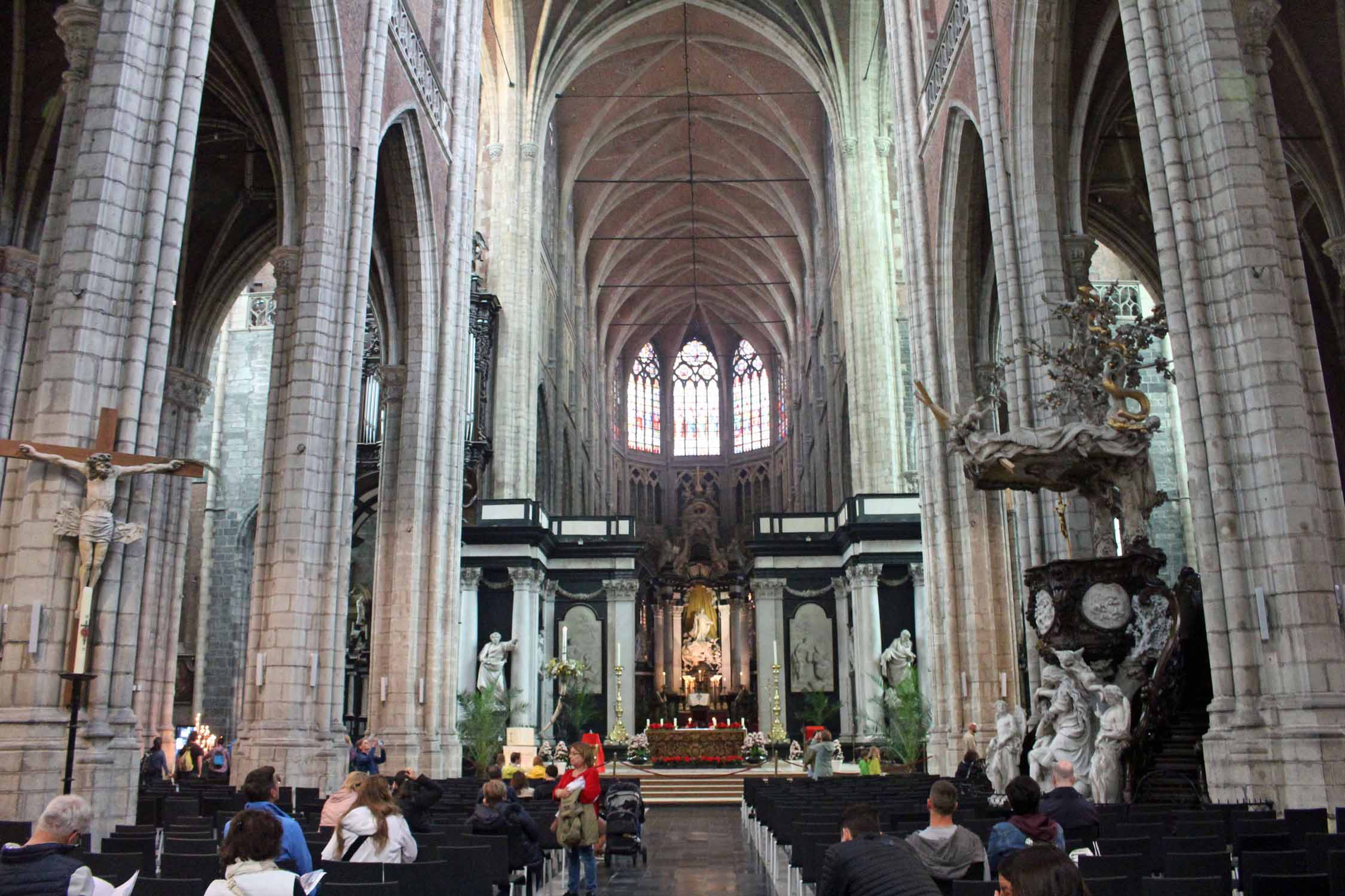 Gand, cathédrale Saint-Bavon, intérieur