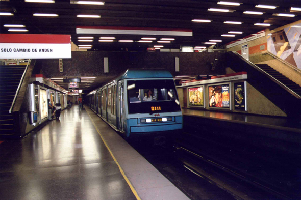 santiago Chili, métro
