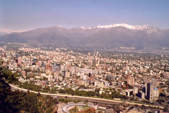 Santiago du Chili, paysage