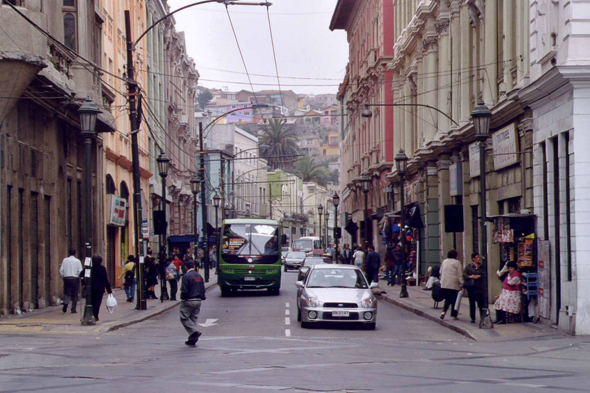 Chili, Valparaiso, rue