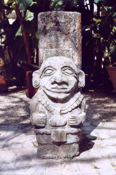 Carthagène, statue indigène