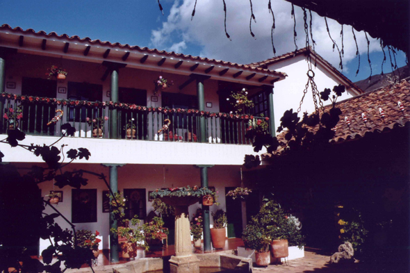 Colombie, Villa de Leyva, patio
