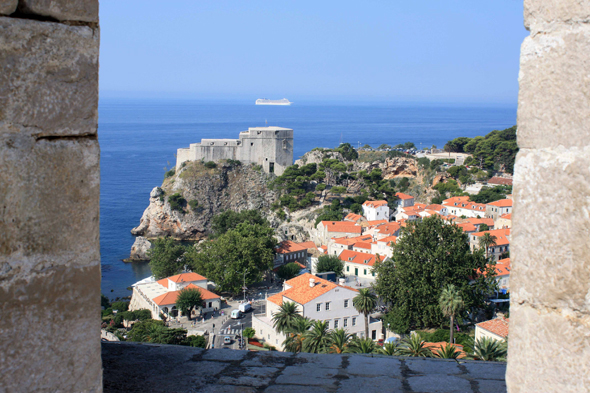Dubrovnik, vue, Croatie