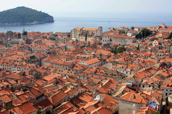 Dubrovnik, vue, ville