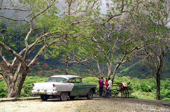 Cuba, Cobre, vieille voiture