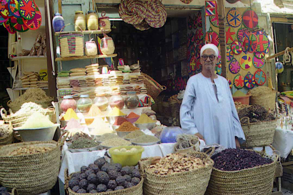 Le marché coloré d'Assouan