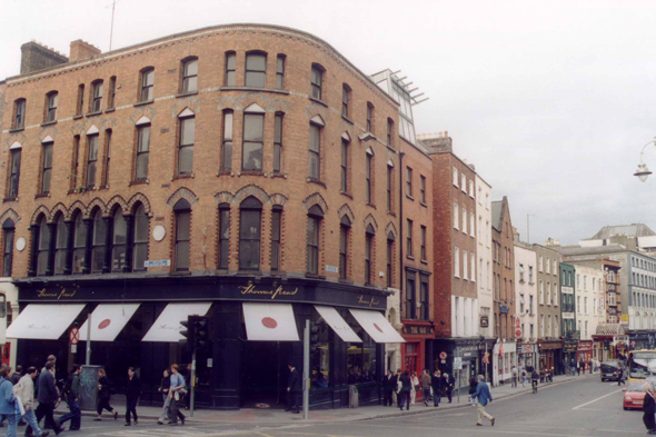 La rue Dame Street dans le centre de Dublin