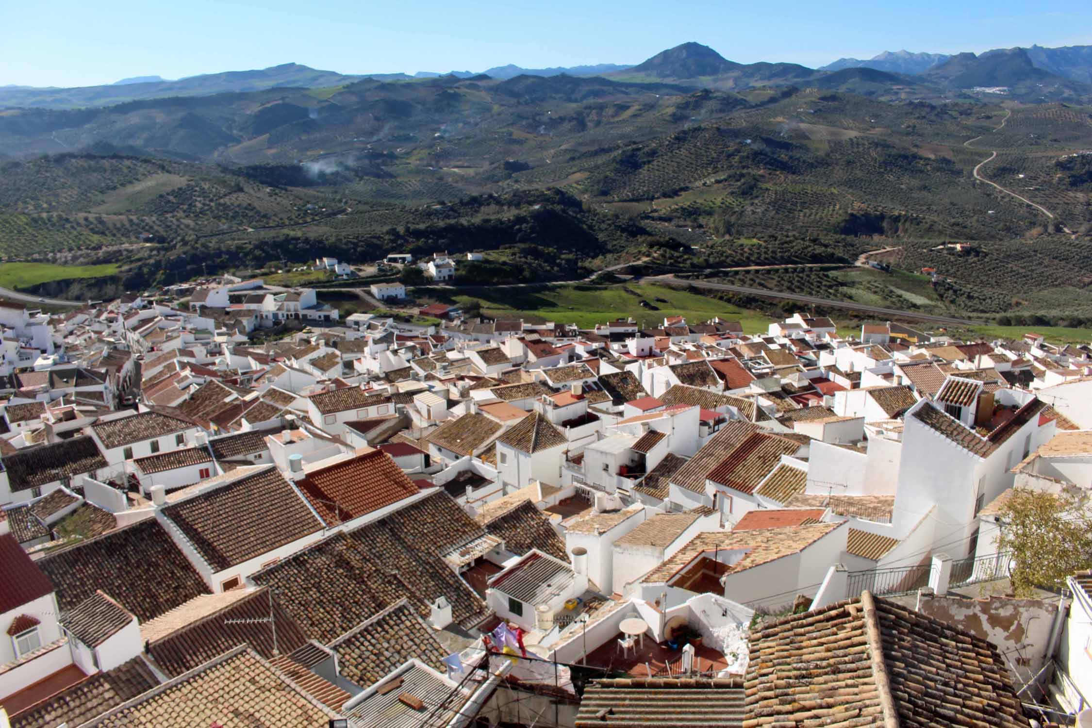 Olvera, village blanc, Andalousie