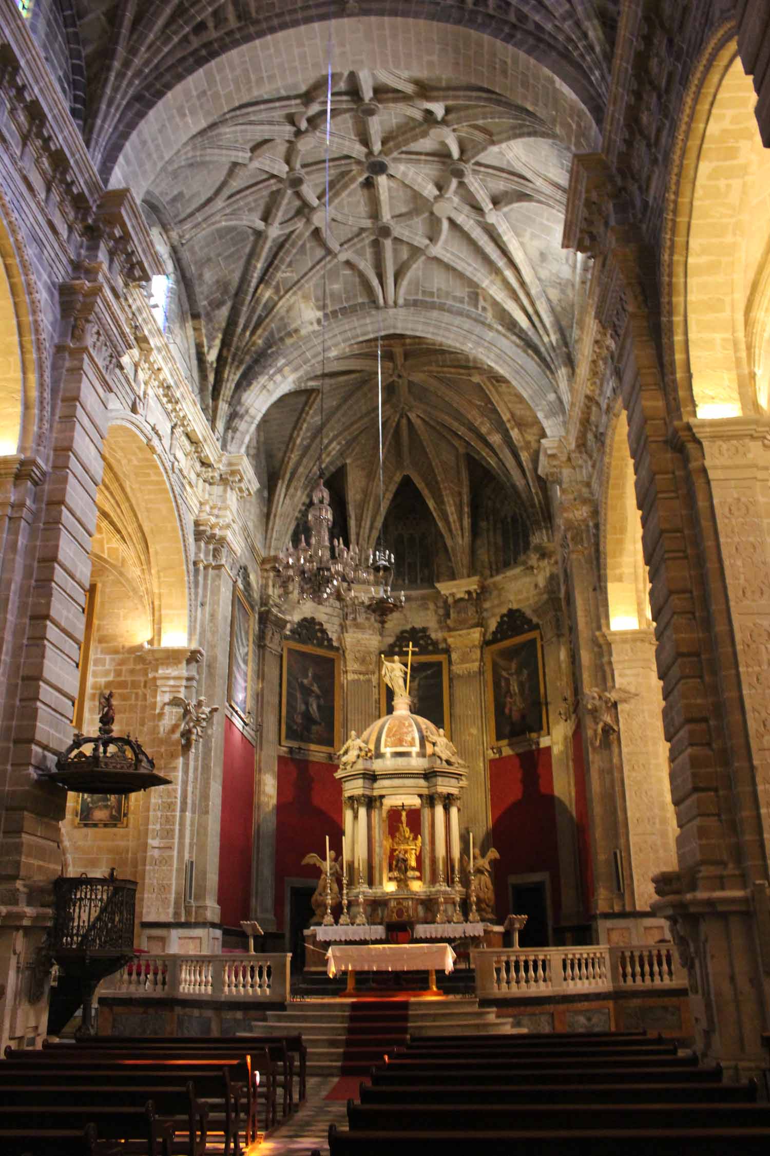 El Puerto de Santa Maria, église du Prieuré, intérieur, Andalousie