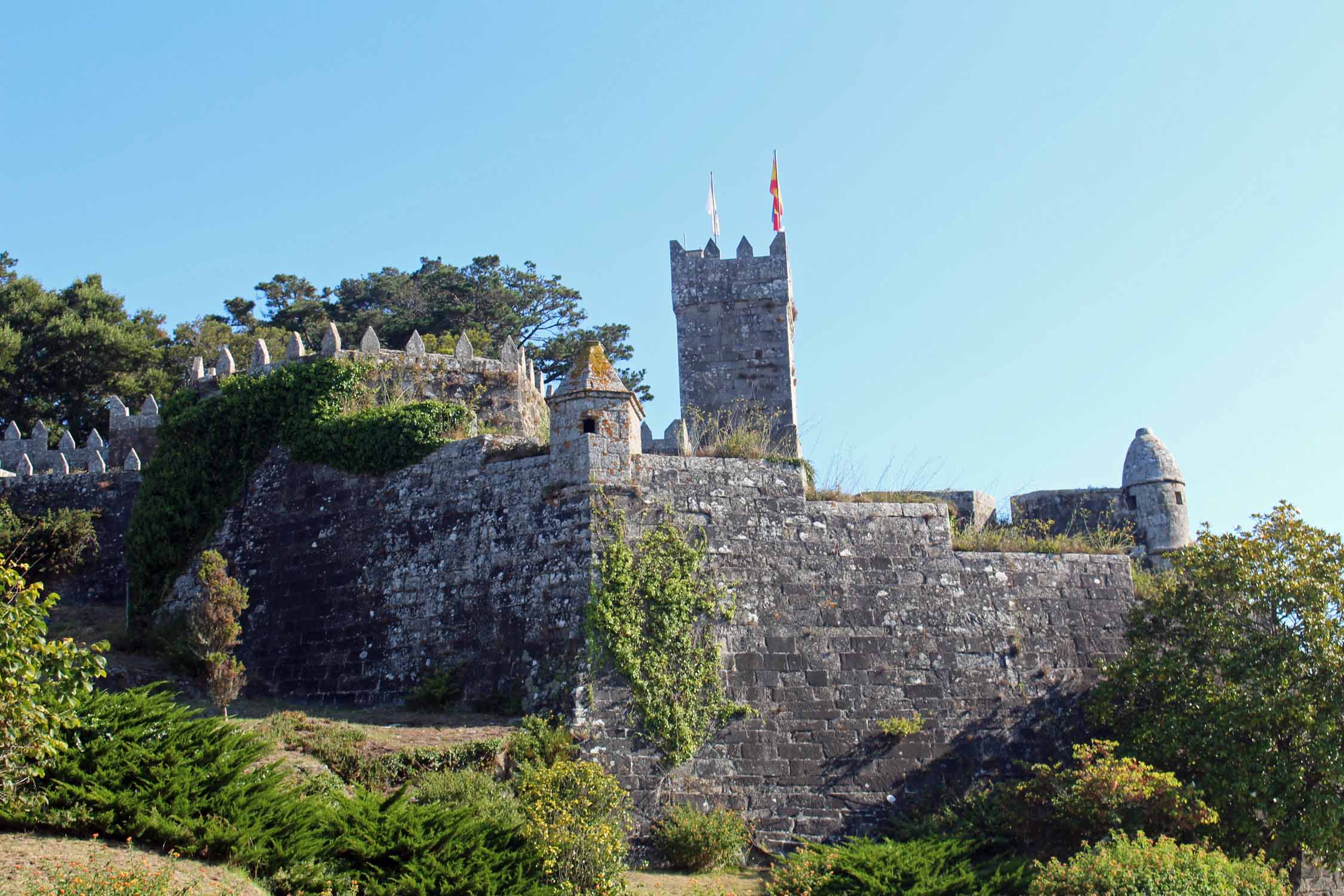 Galice, forteresse de Baiona