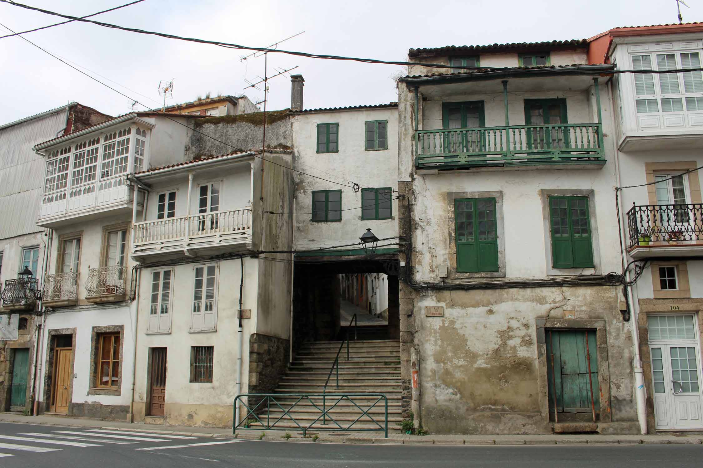Betanzos, maisons typiques