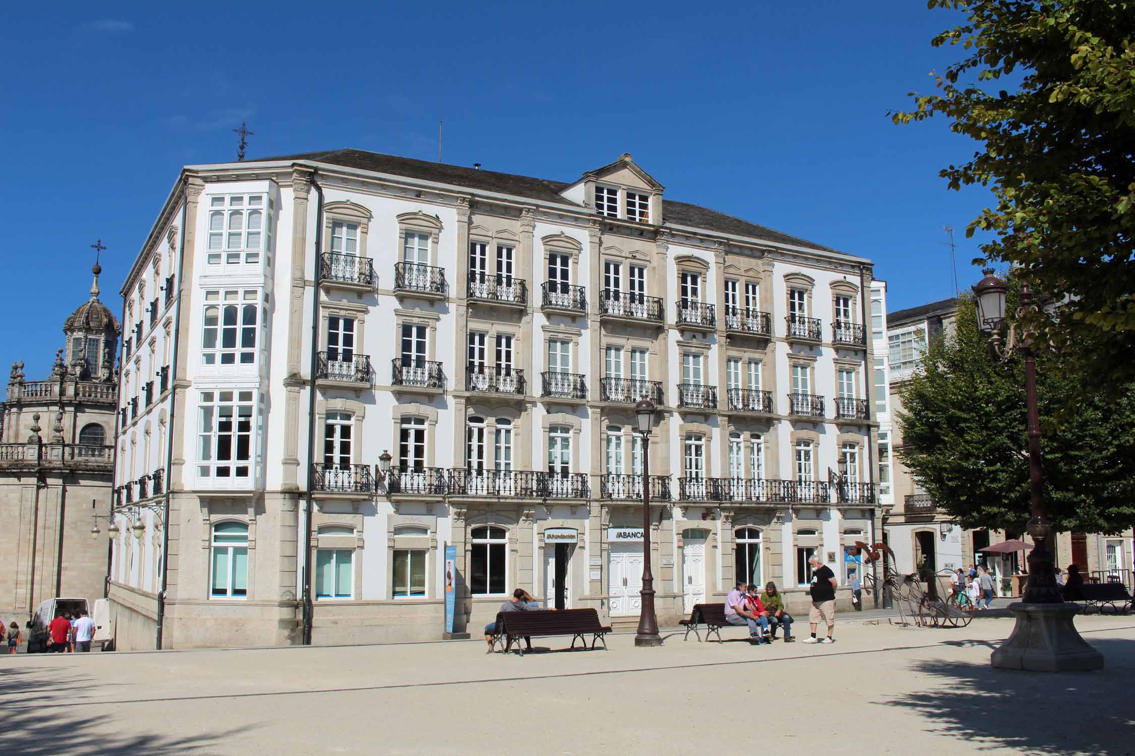 Lugo, plaza Mayor, bâtiments