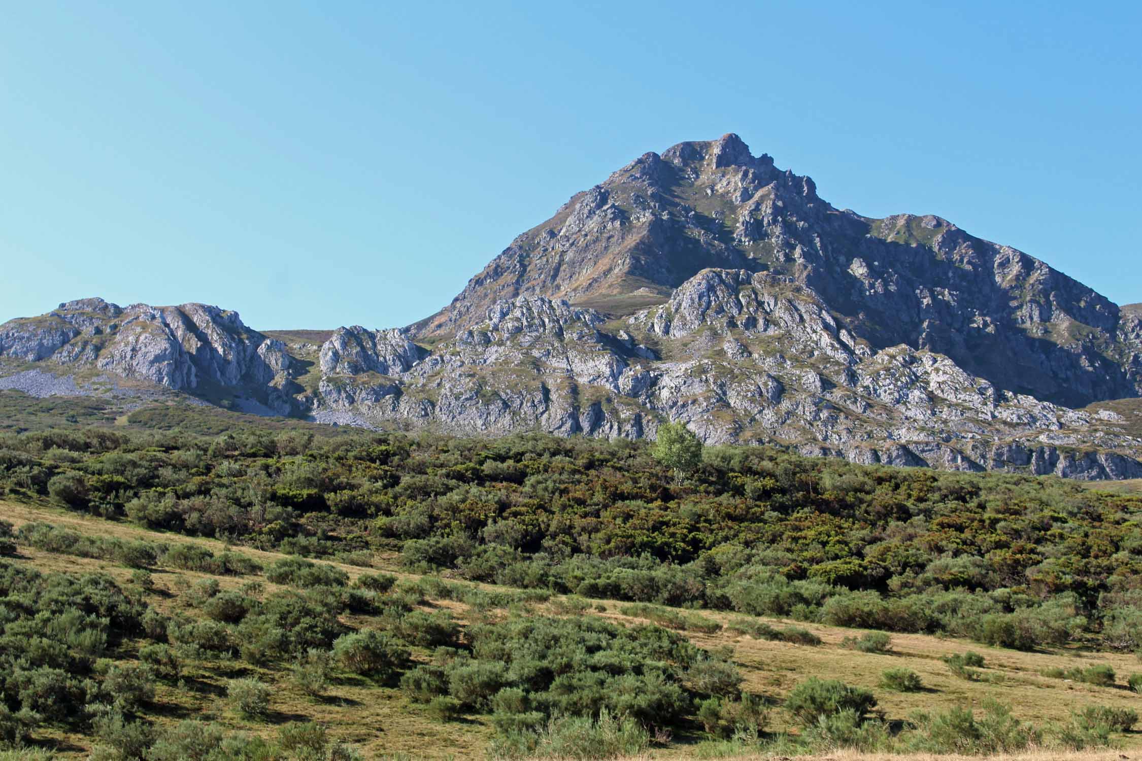 Col de San Isidro, montagne Peña del Viento