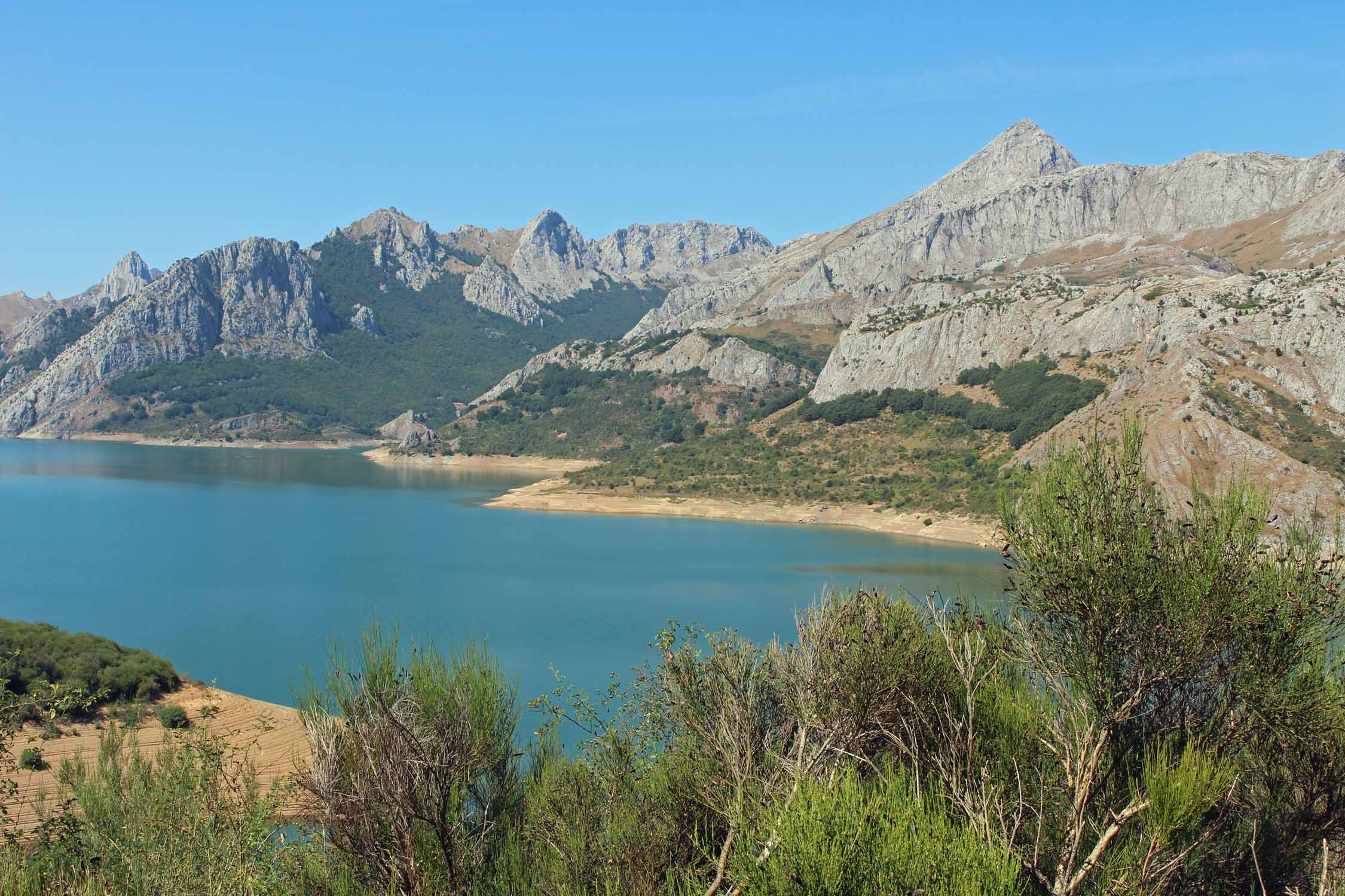 Lac de Riaño, paysage