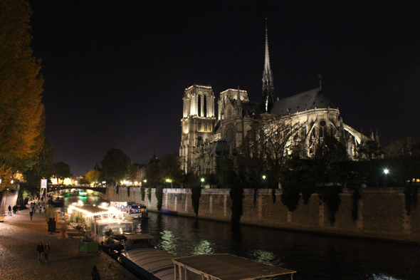 Paris, Notre-Dame,, nuit