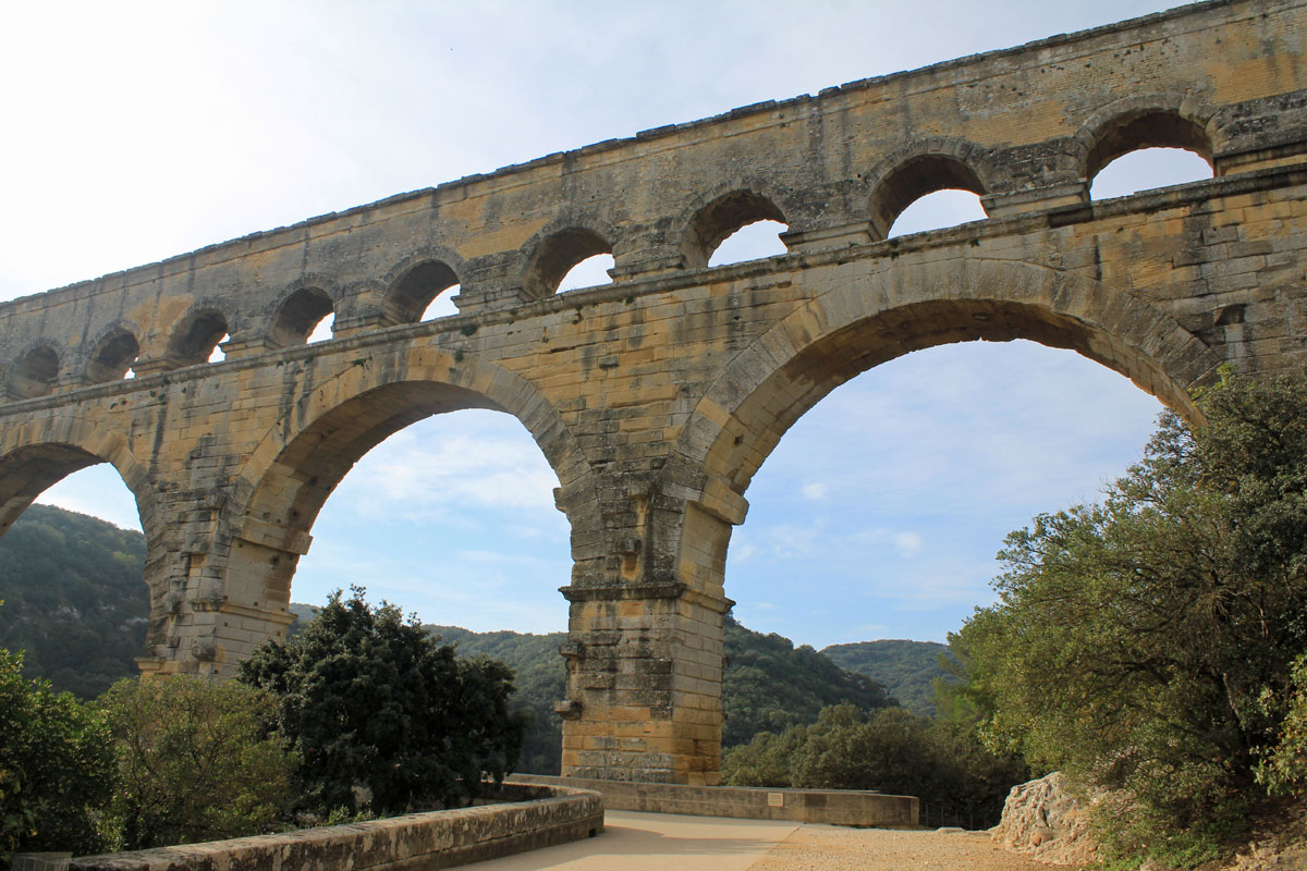 Pont du Gard, arches