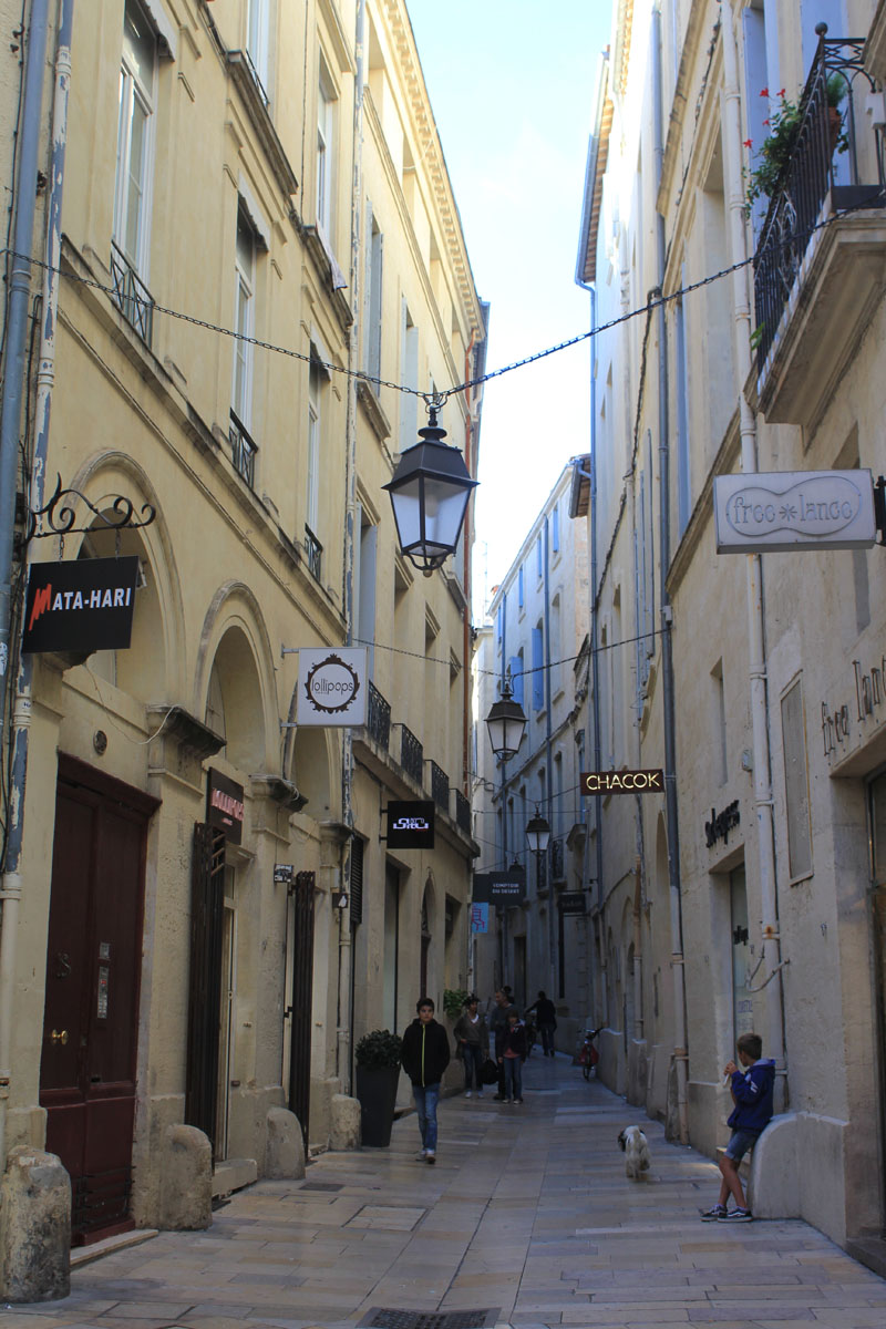Montpellier, rue typique