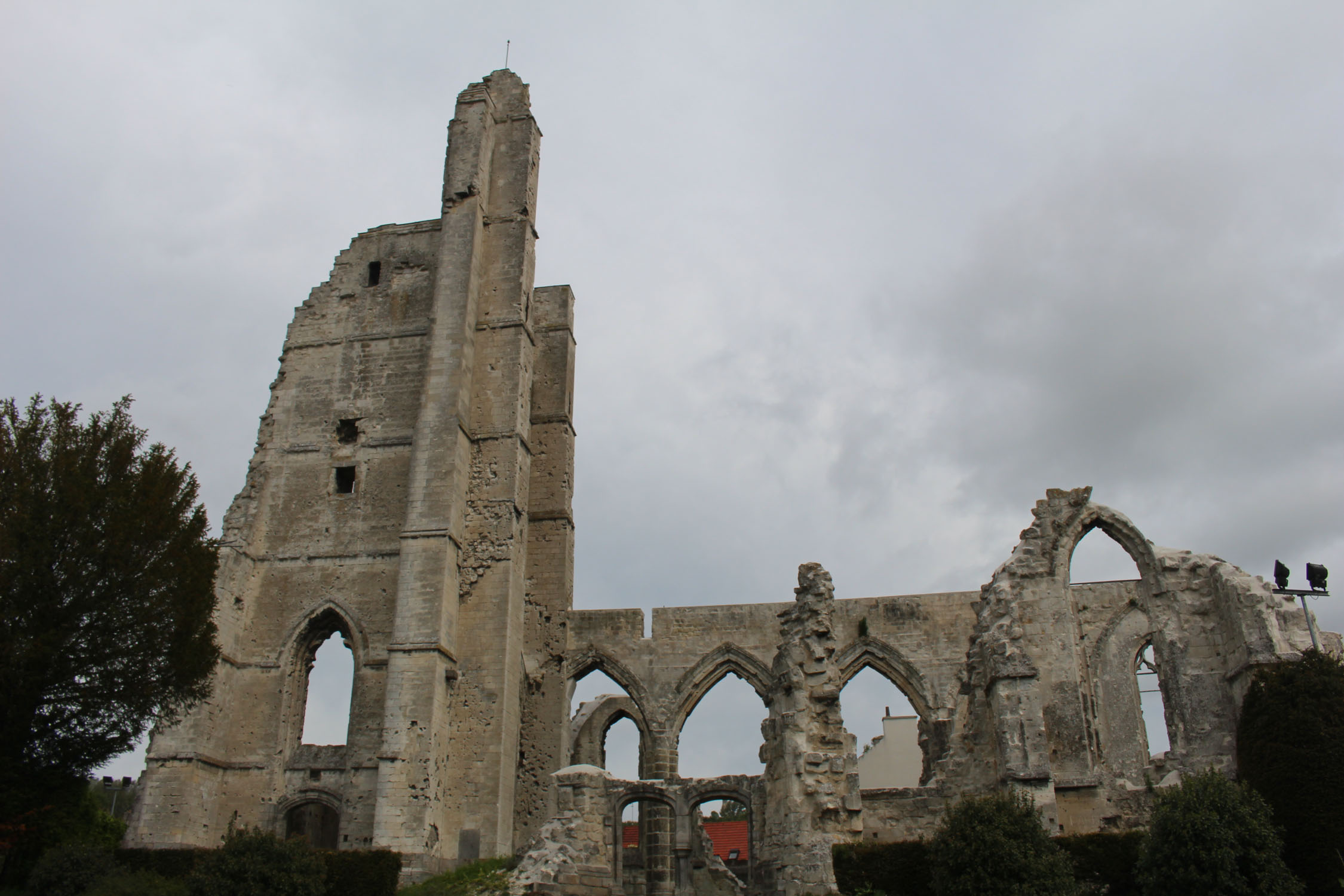 Ablain-Saint-Nazaire, église, ruine