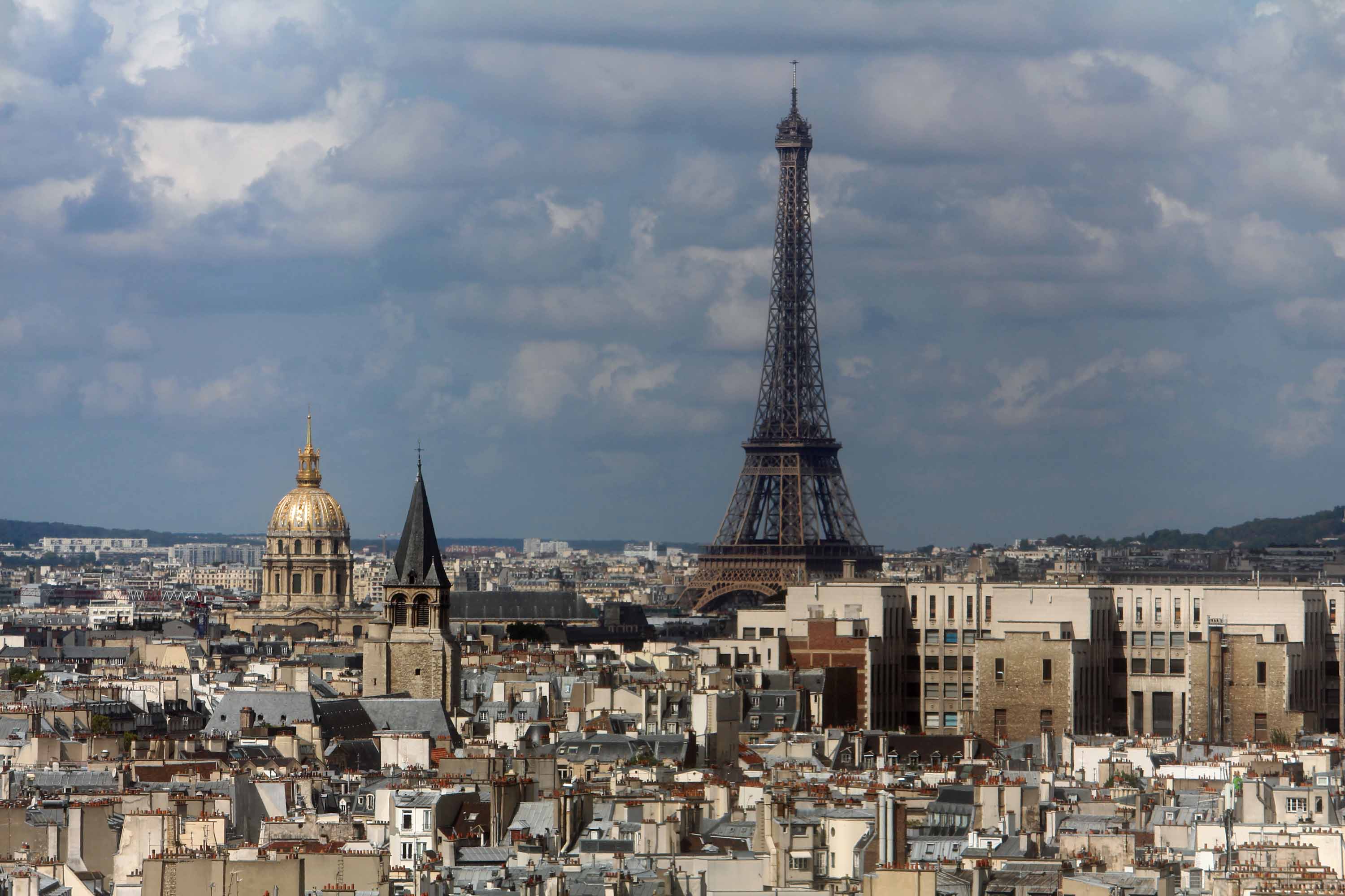 Vue de Paris, la Tour Eiffel