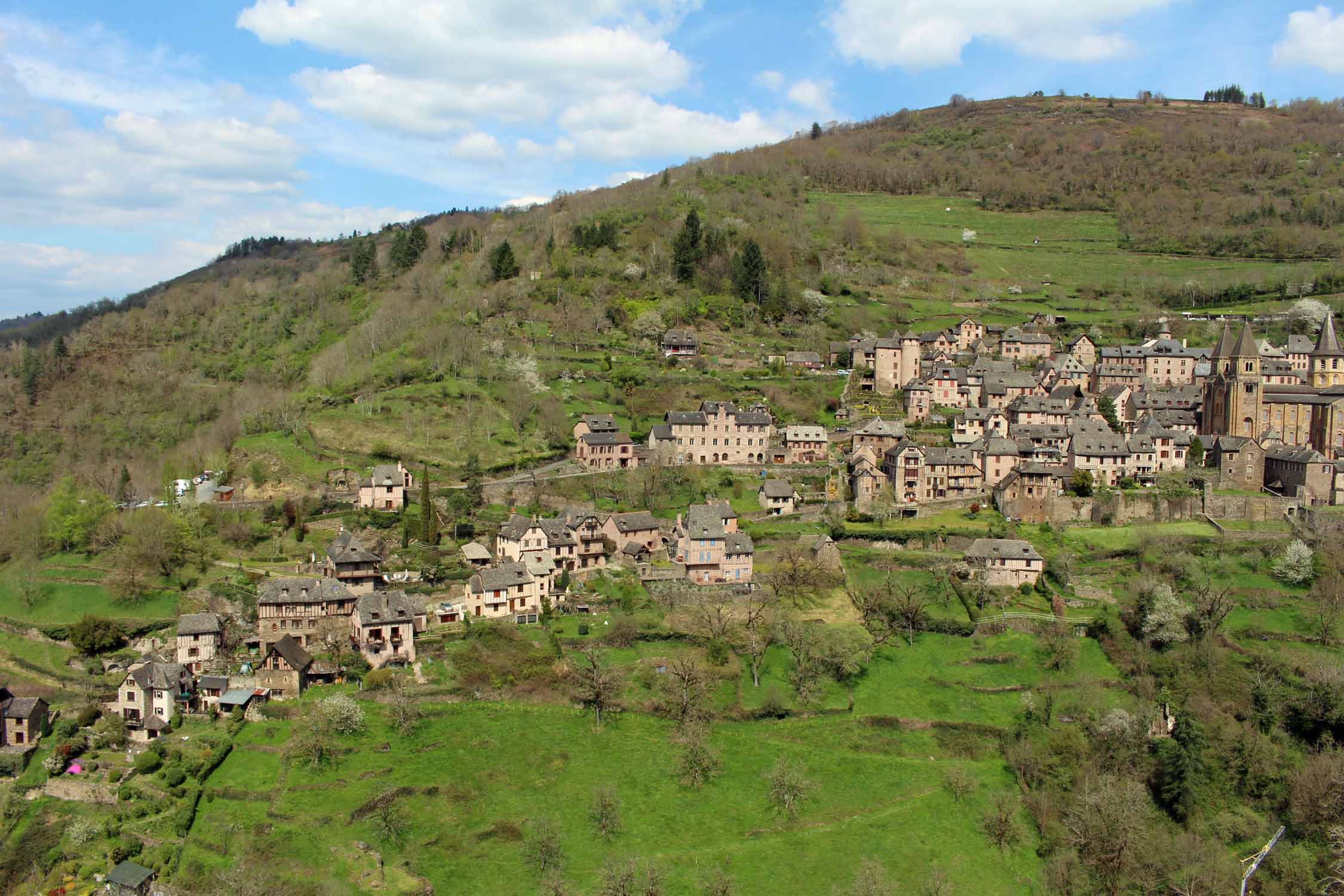 Conques, paysage