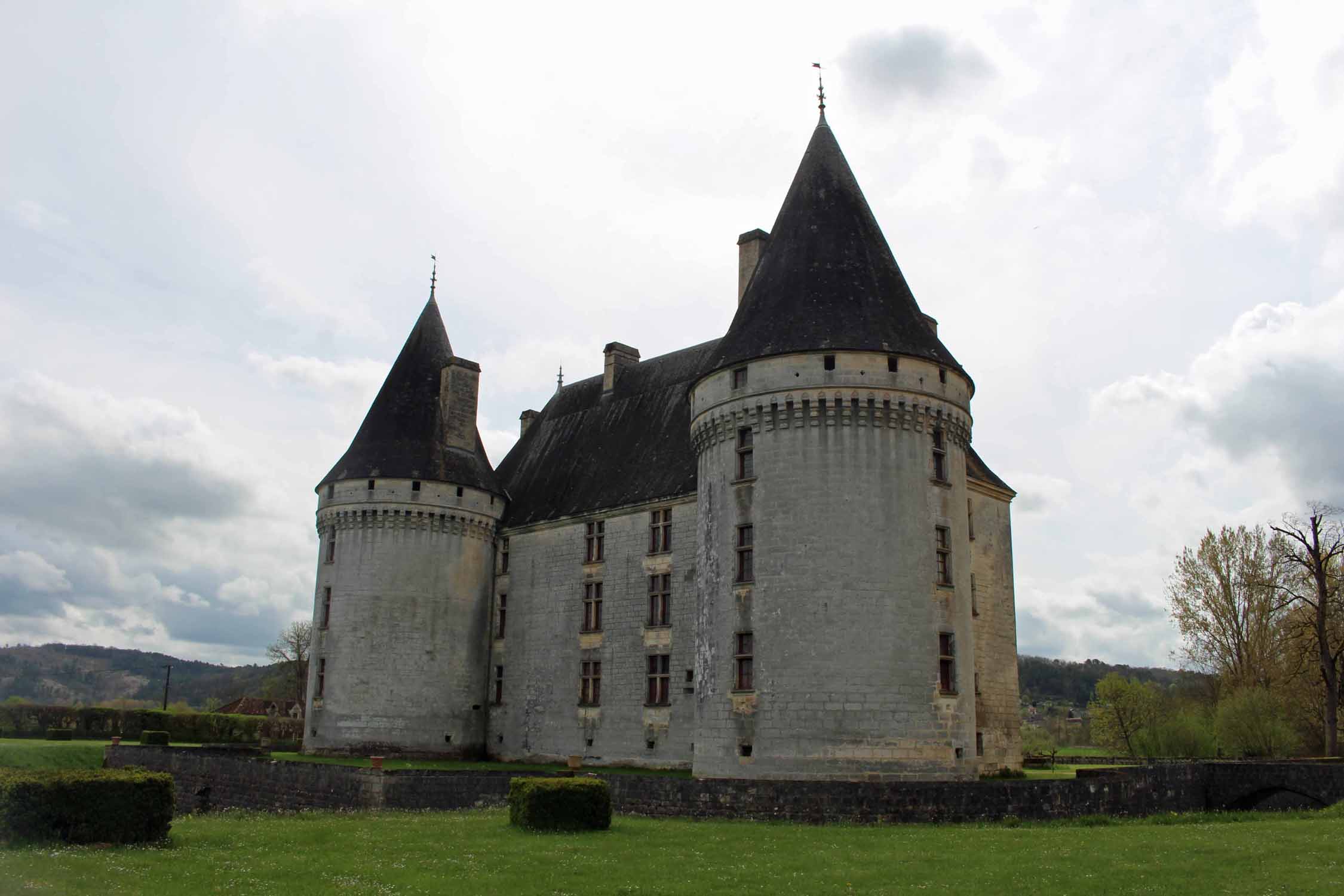 Dordogne, château les Bories