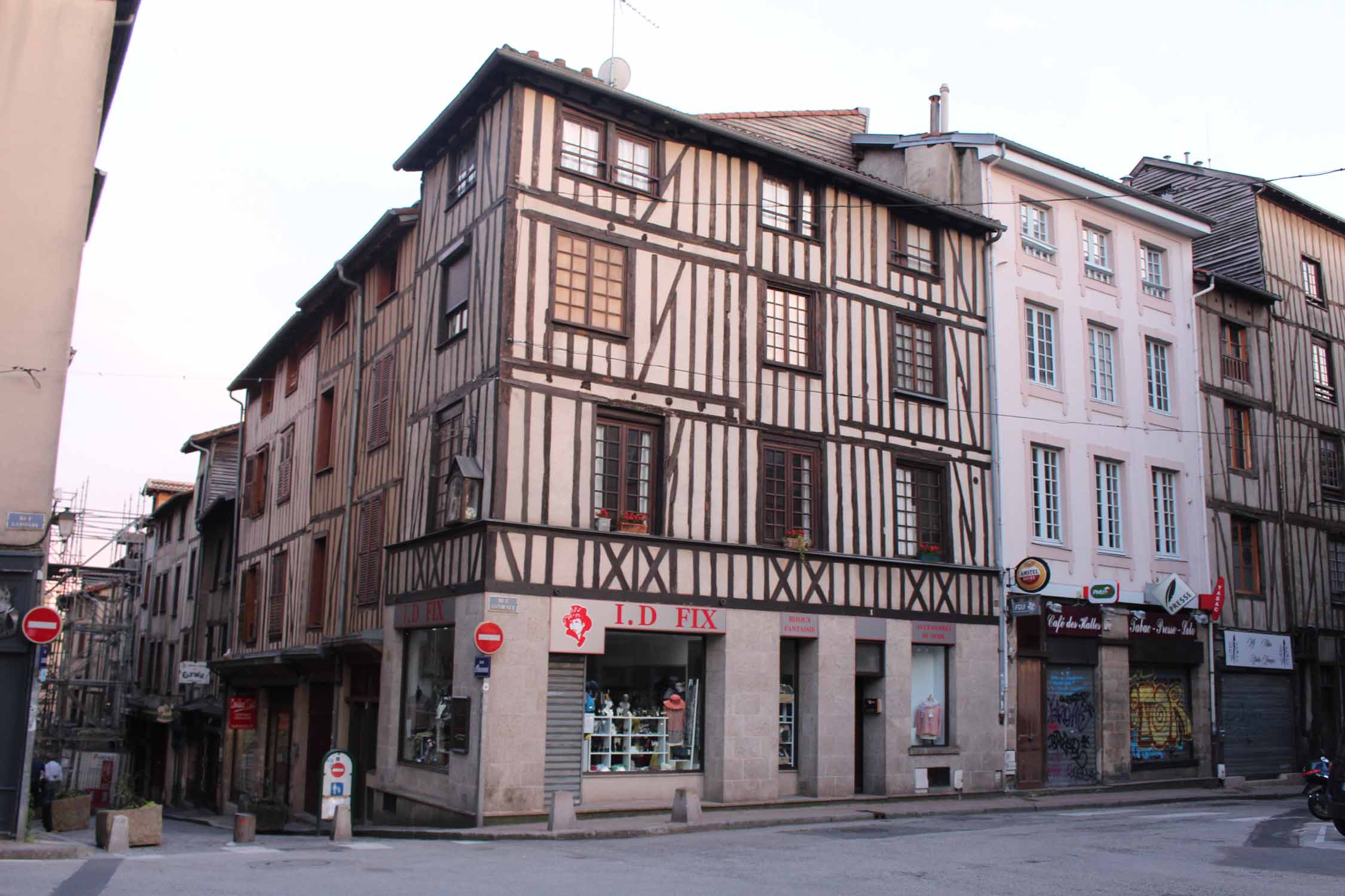 Limoges, maison à pans de bois